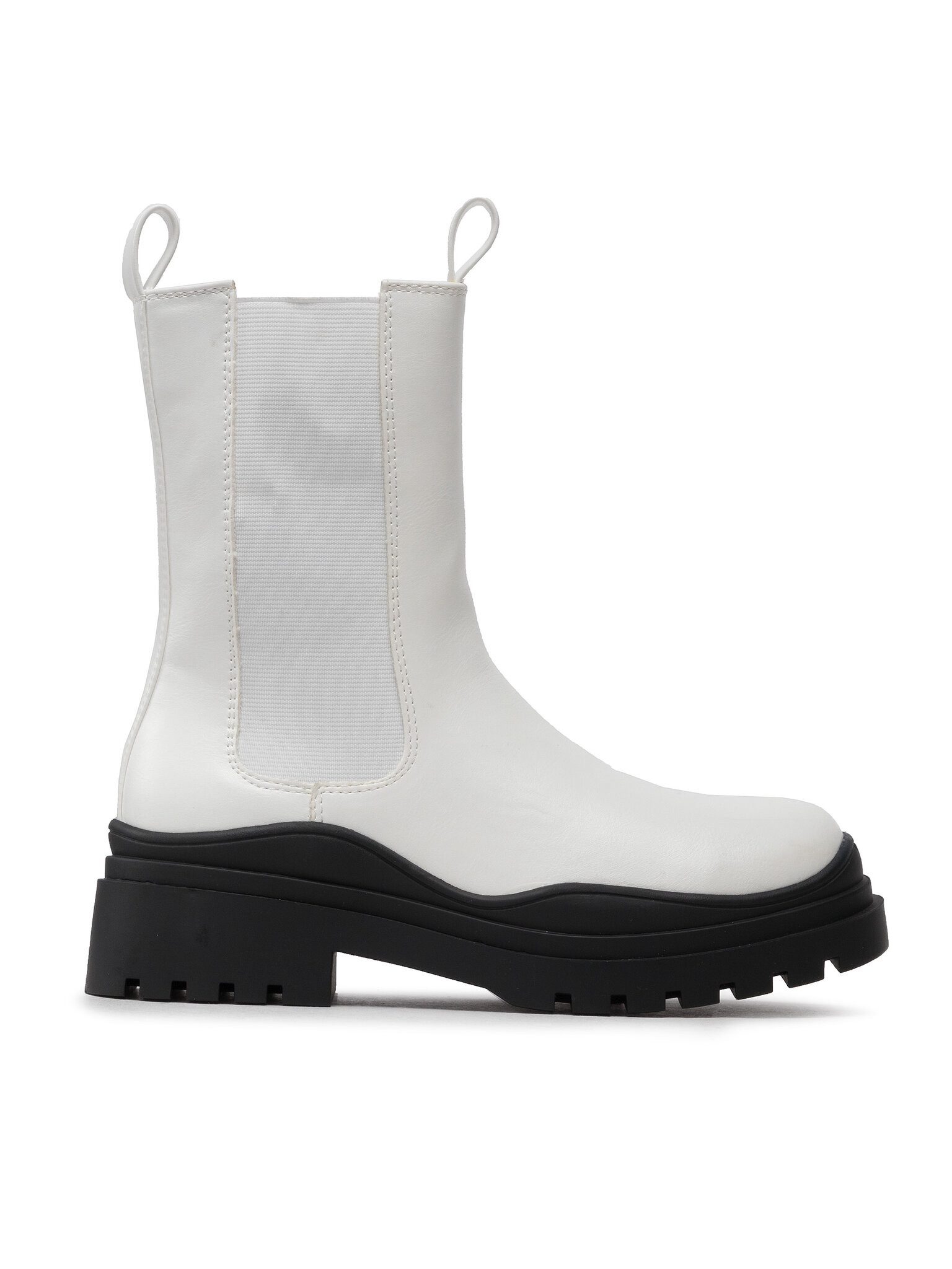 DeeZee Klassische Stiefeletten ZAL90152-1 White/Black Stiefel