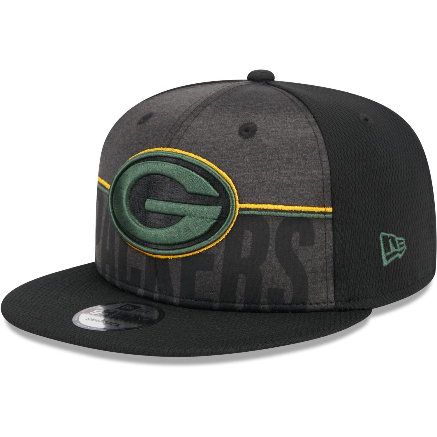 New Era Snapback Cap Green TRAINING 9FIFTY Bay Packers