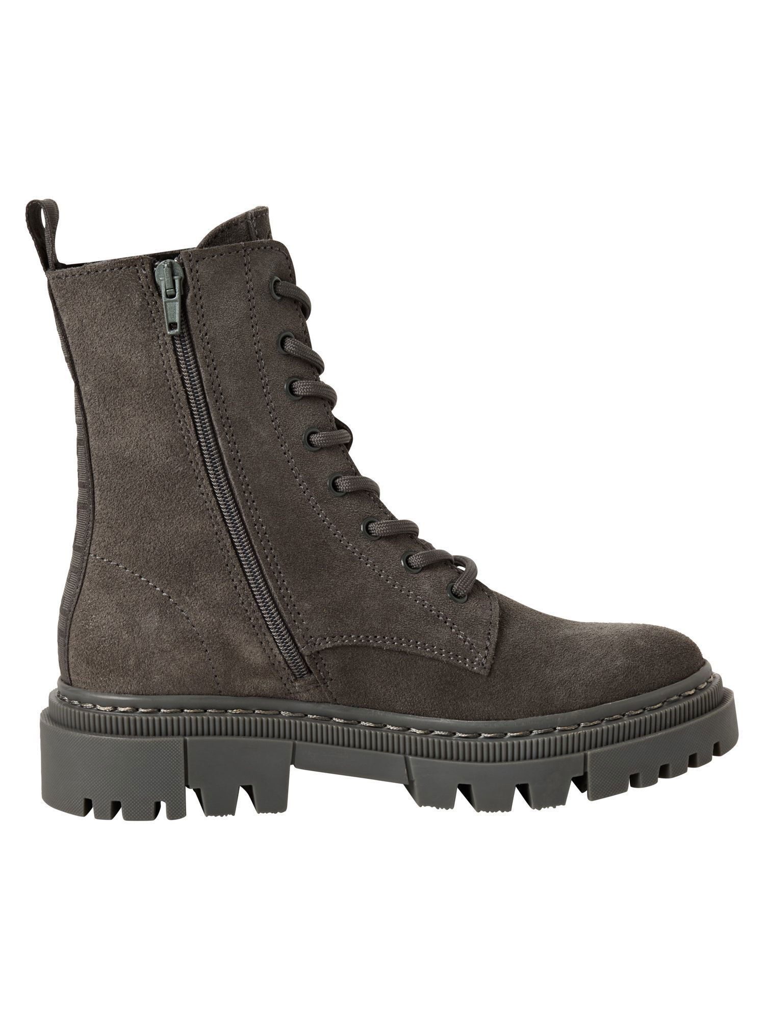 Tamaris COMFORT-Lining, Removable Sock aus Leder Schnürstiefelette COMFORT-Lining