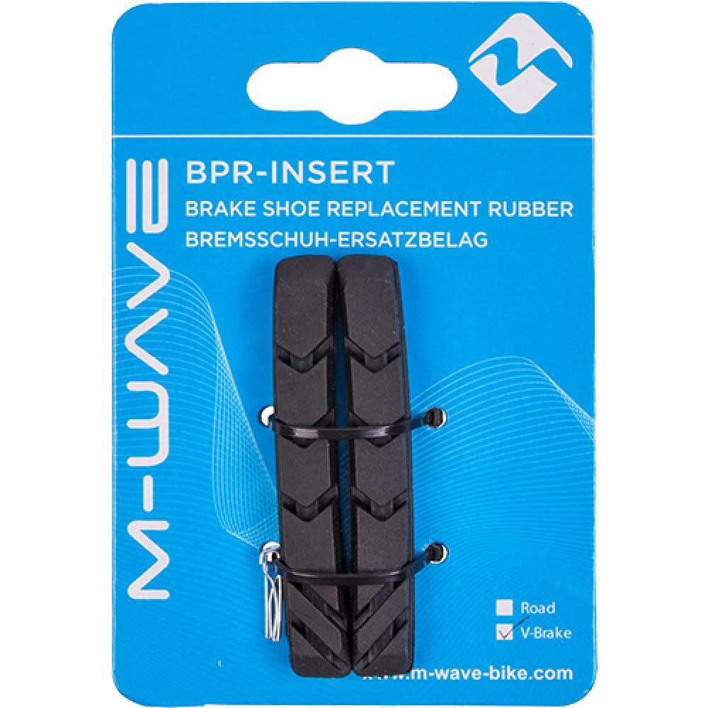 M-Wave Felgenbremse M-Wave Bremsgummi BPR-Insert-VC, schwarz, für BPR-VC-Base