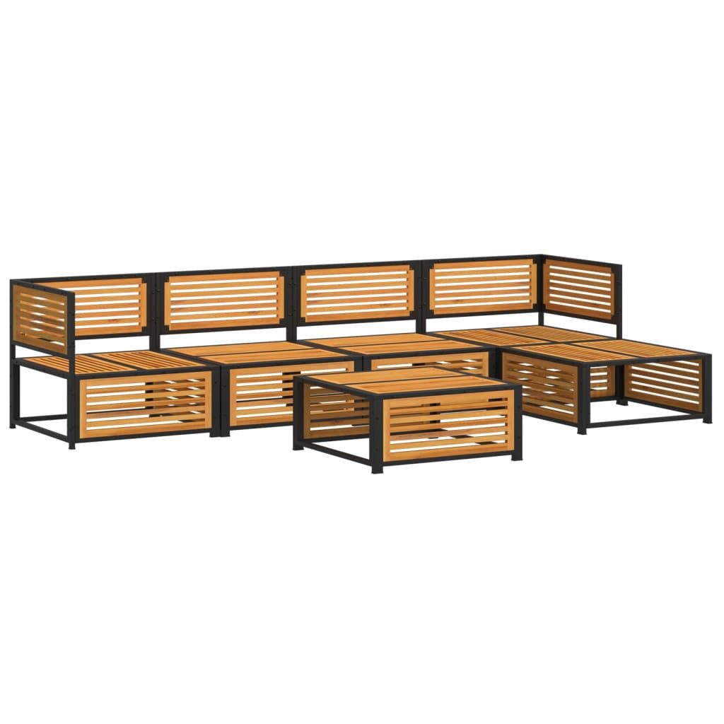 vidaXL Gartenlounge-Set 6-tlg. Garten-Sofagarnitur mit Kissen günstig online kaufen