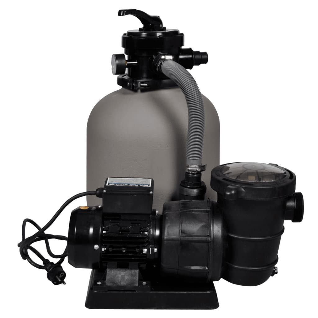 vidaXL Kartuschen-Filterpumpe NA Sandfilterpumpe 600 W 17000 L h Pool-Pumpe mit Sandfilter Swimming