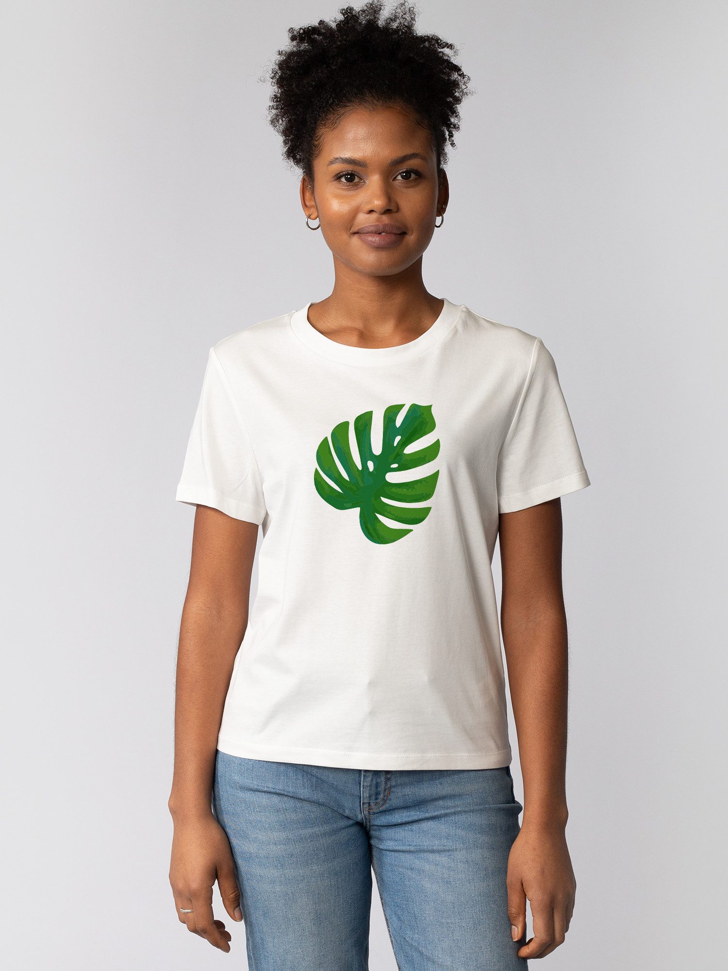 wat? Apparel T-Shirt Monstera 2.0, Fair und nachhaltig hergestellt
