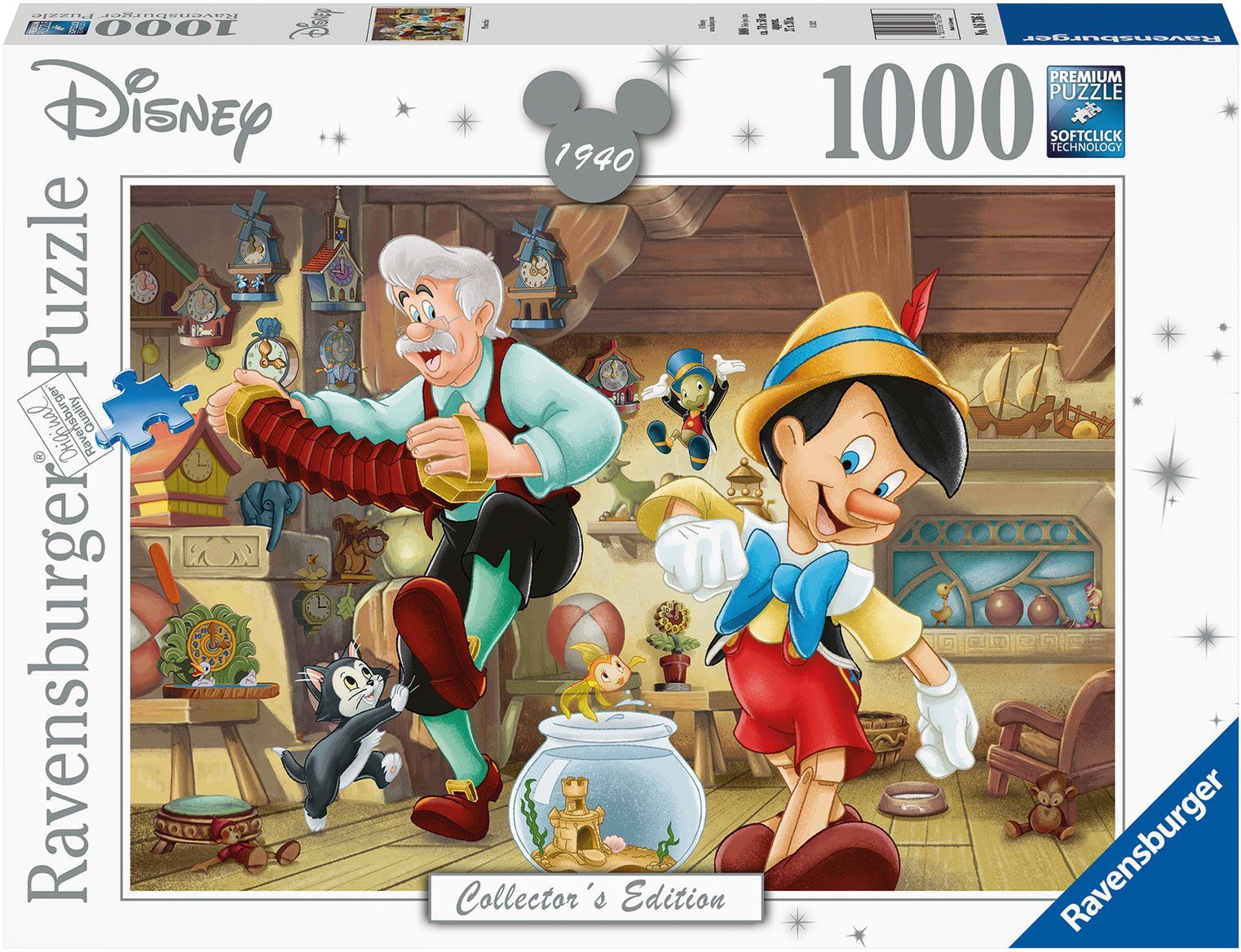 Ravensburger Puzzle Pinocchio, 1000 Puzzleteile, FSC® - schützt Wald - weltweit; Made in Germany
