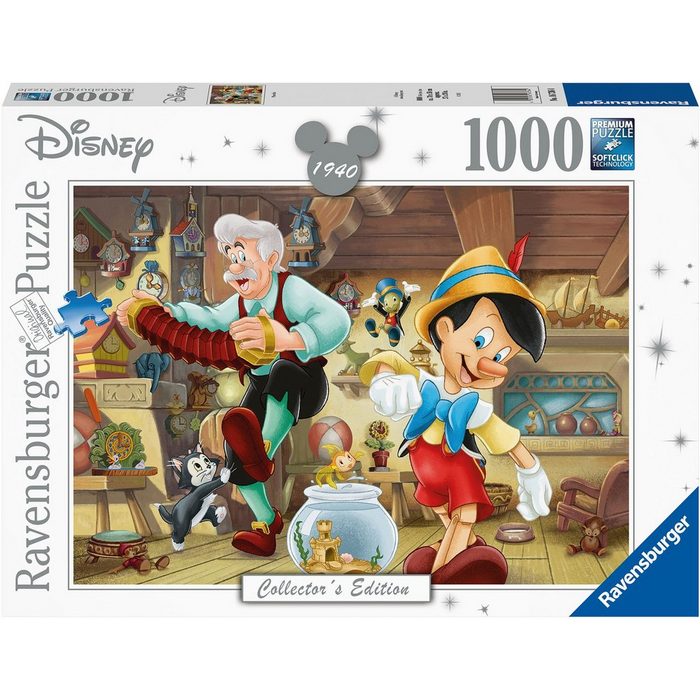 Ravensburger Puzzle Pinocchio 1000 Puzzleteile FSC® - schützt Wald - weltweit; Made in Germany