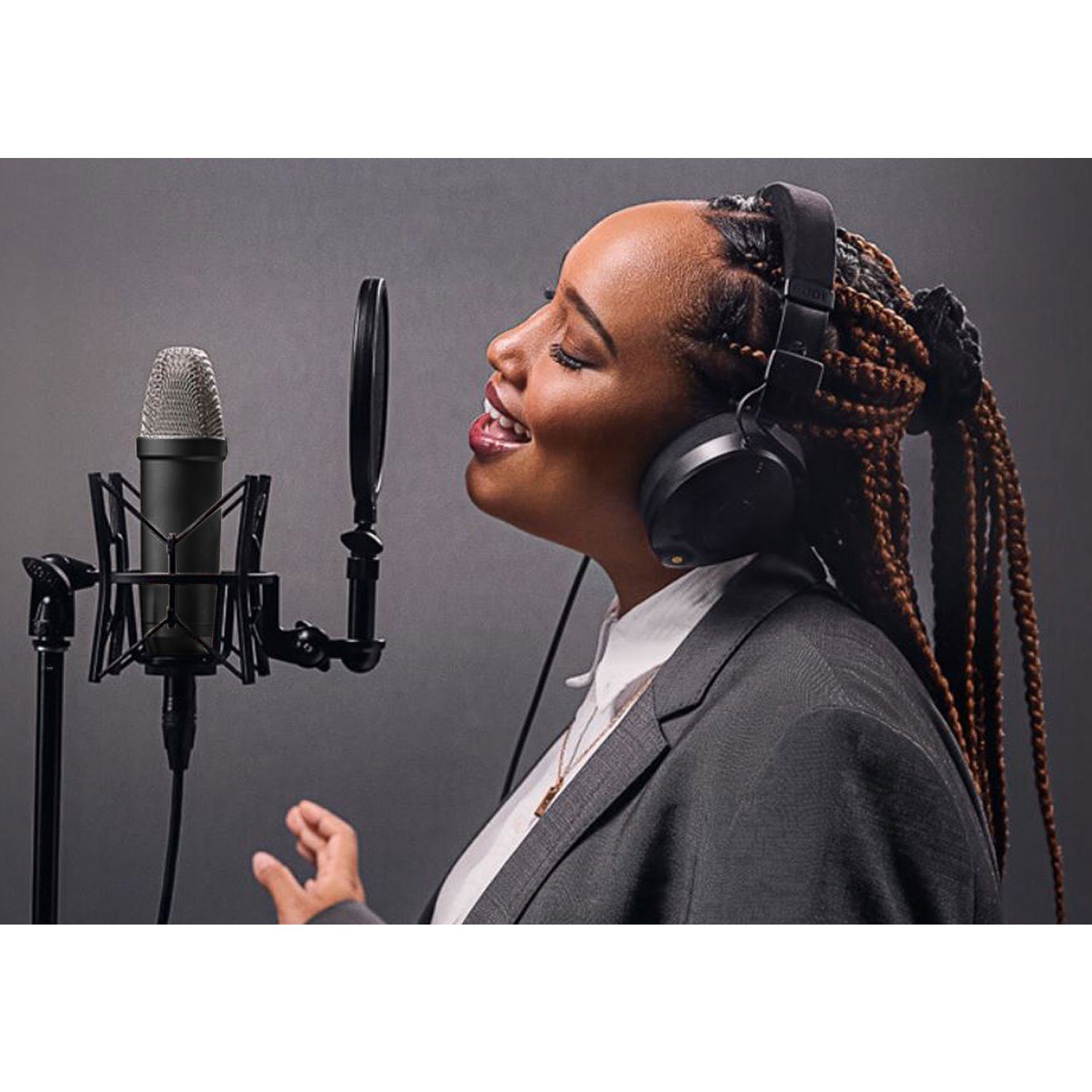 RØDE Mikrofon Rode NT1 Signature Black Mikrofon mit Gelenkarm (mit Gelenkarm-Stativ) – Bild 5 von 5