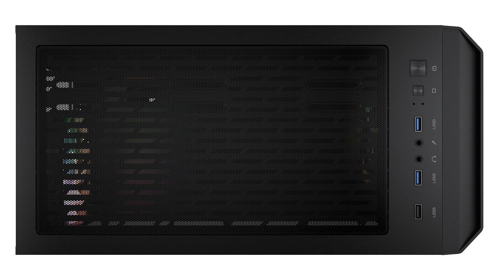 Cougar PC-Gehäuse Mid Tower Gehäuse MG140 Air RGB, schwarz