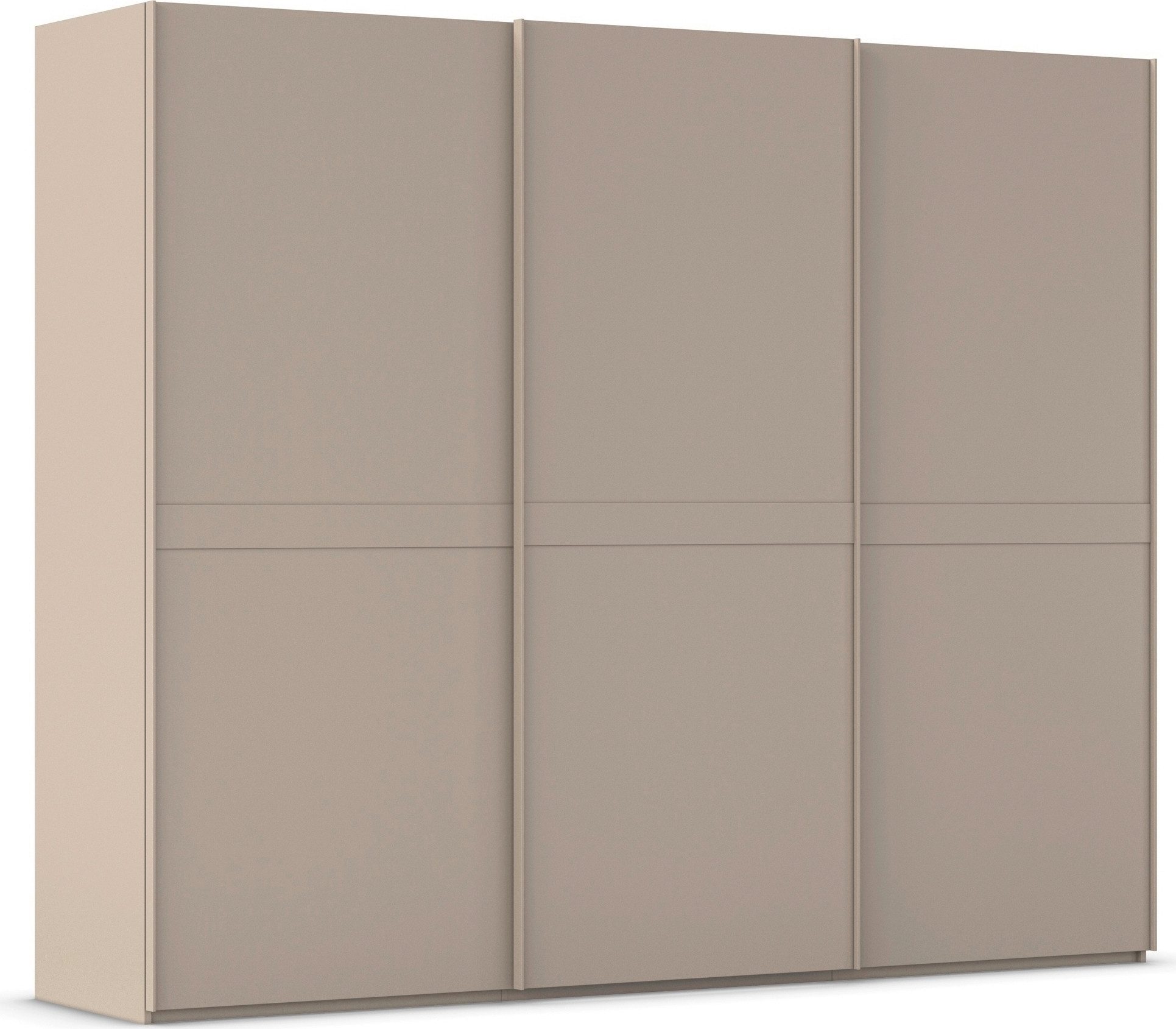 rauch Schwebetürenschrank Kleiderschrank Schrank Garderobe Schlafzimmerschrank SCALE-LINE edle Optik mit Bauchbinde in Korpusfarbe Dekorfront MADE IN GERMANY