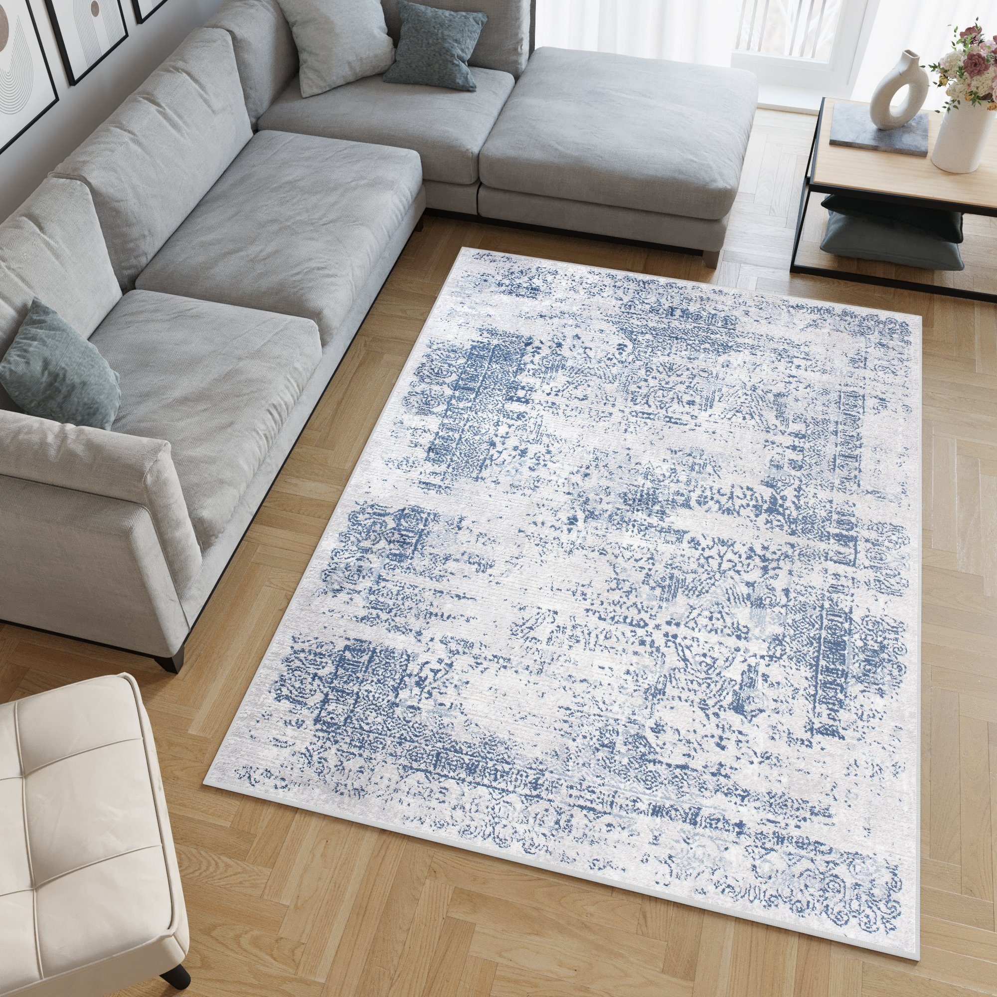 Tapiso Teppich SKY, rechteckig, Höhe: 12 mm, Wohnzimmer, Schlafzimmer, mode günstig online kaufen