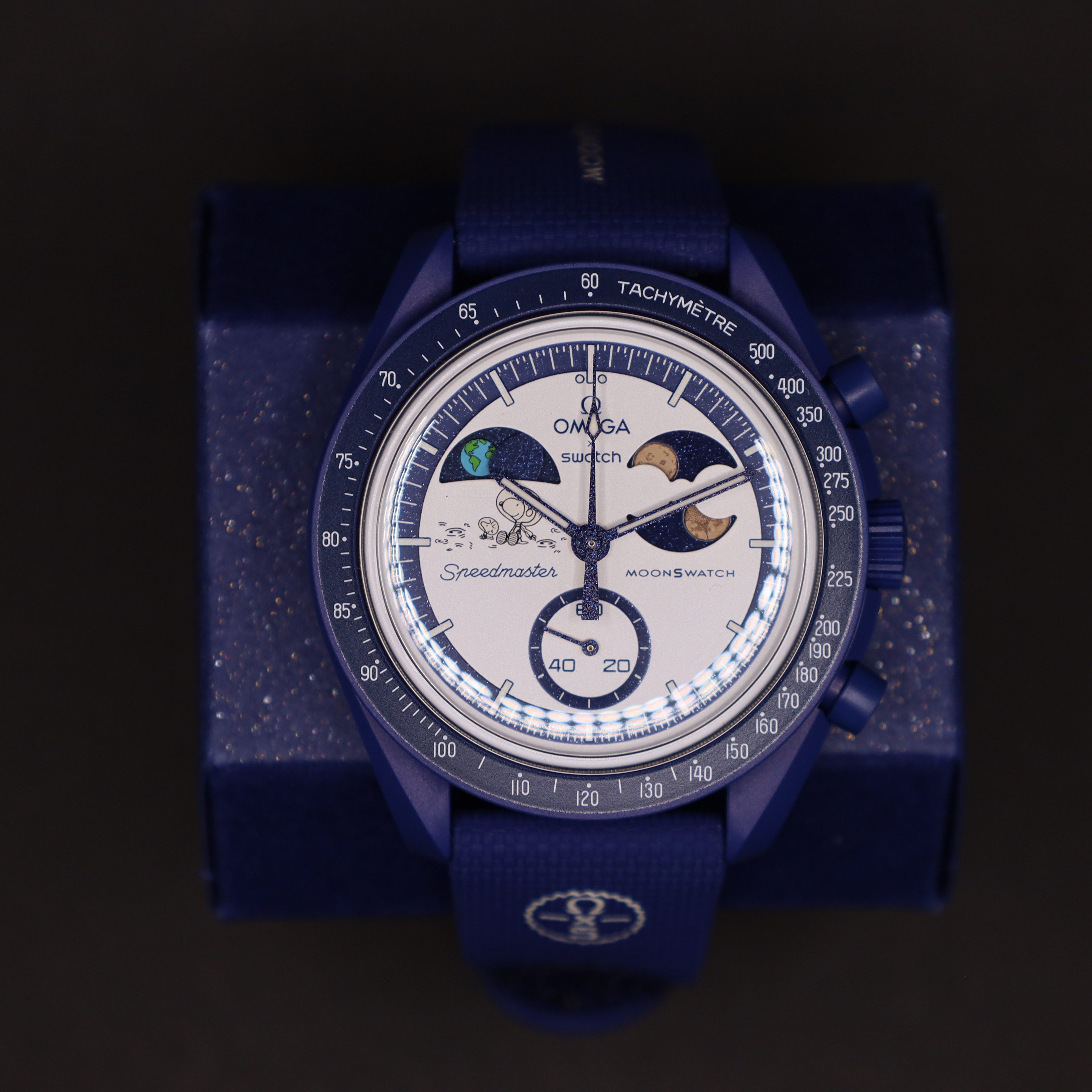 Swatch Chronograph Swatch x Omega Moonswatch Mission to Earthphase Moonshine Gold Jäger