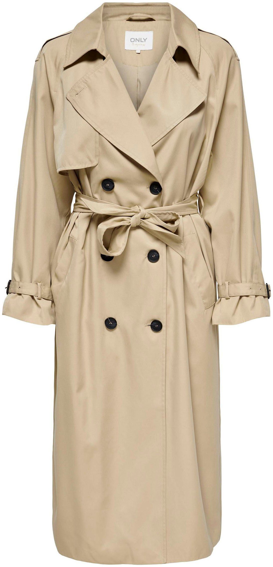 Trenchcoat OTW ONLY B. NOOS ONLCHLOE TRENCHCOAT DOUBLE