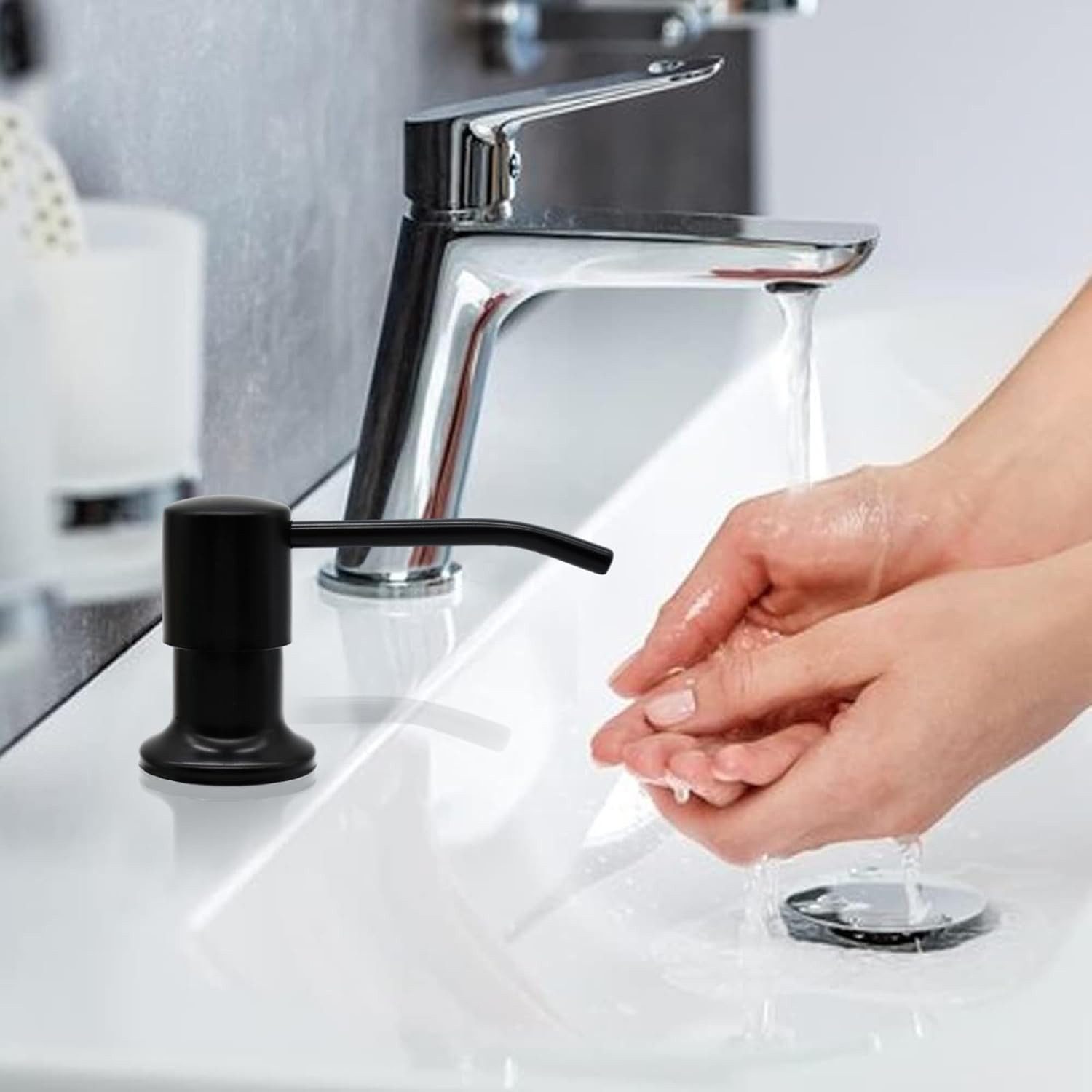 REDOM Seifenspender 500 ml Unterputz Nachfüllflasche Flüssigseifenspender, günstig online kaufen