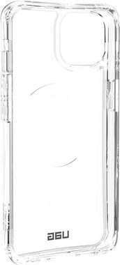 UAG Handyhülle Plyo MagSafe, [Apple iPhone 14 Plus MagSafe Hülle, Wireless-Charging kompatibel, Schutzhülle mit vergrößerten Tasten, iPhone 14 Plus MagSafe Case nach US-Militärstandard] - ice (transparent)