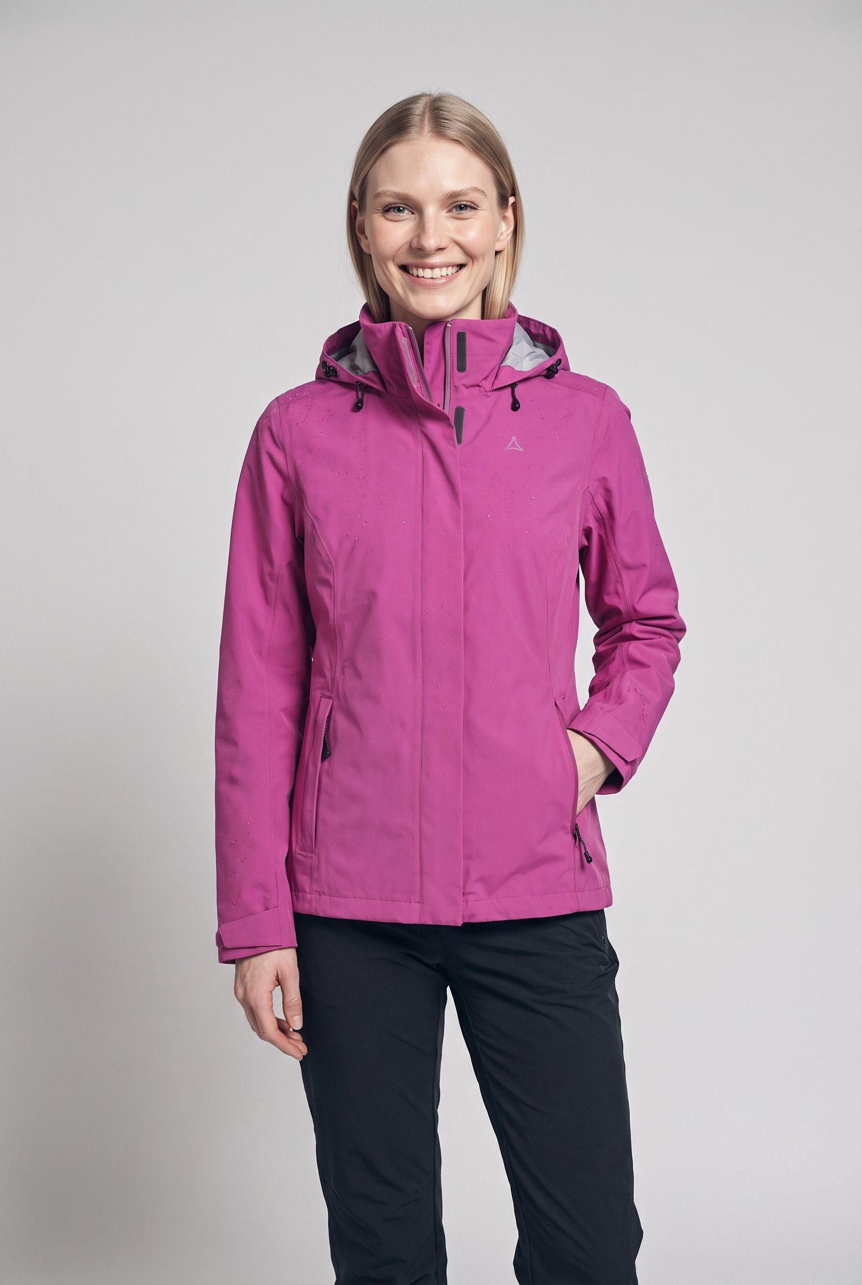 Schöffel Regenjacke Jacket Gmund L sportlicher Stil, wasserdicht, winddicht, atmungsaktiv, Übergangsjacke