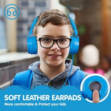 ONTA Faltbarer Leichte für Kinder On Ear Audio Kinder-Kopfhörer (Leicht faltbares Design, perfekt für unterwegs und platzsparende Aufbewahrung., mit erstklassiger Klangqualität und individuellem Komfort)