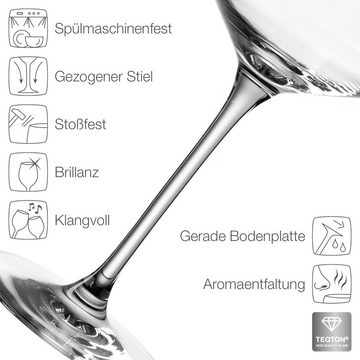 GRAVURZEILE Rotweinglas Leonardo Puccini Weinglas mit Gravur - Frohe Weihnachten Mama, Glas, graviertes Geschenk für Mama zu Weihnachten