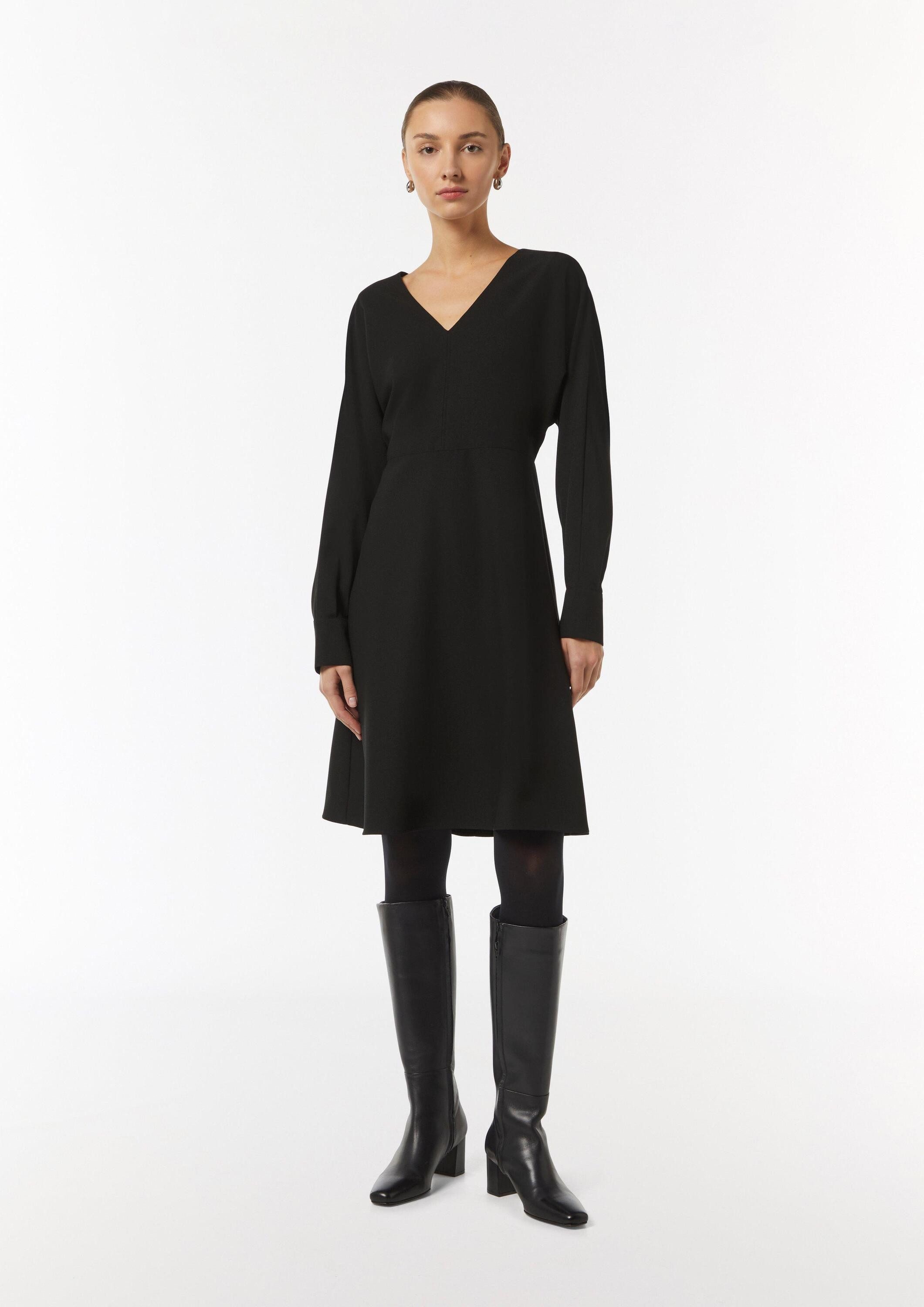 comma Minikleid Kleid Kurzes Crêpe-Kleid mit günstig online kaufen