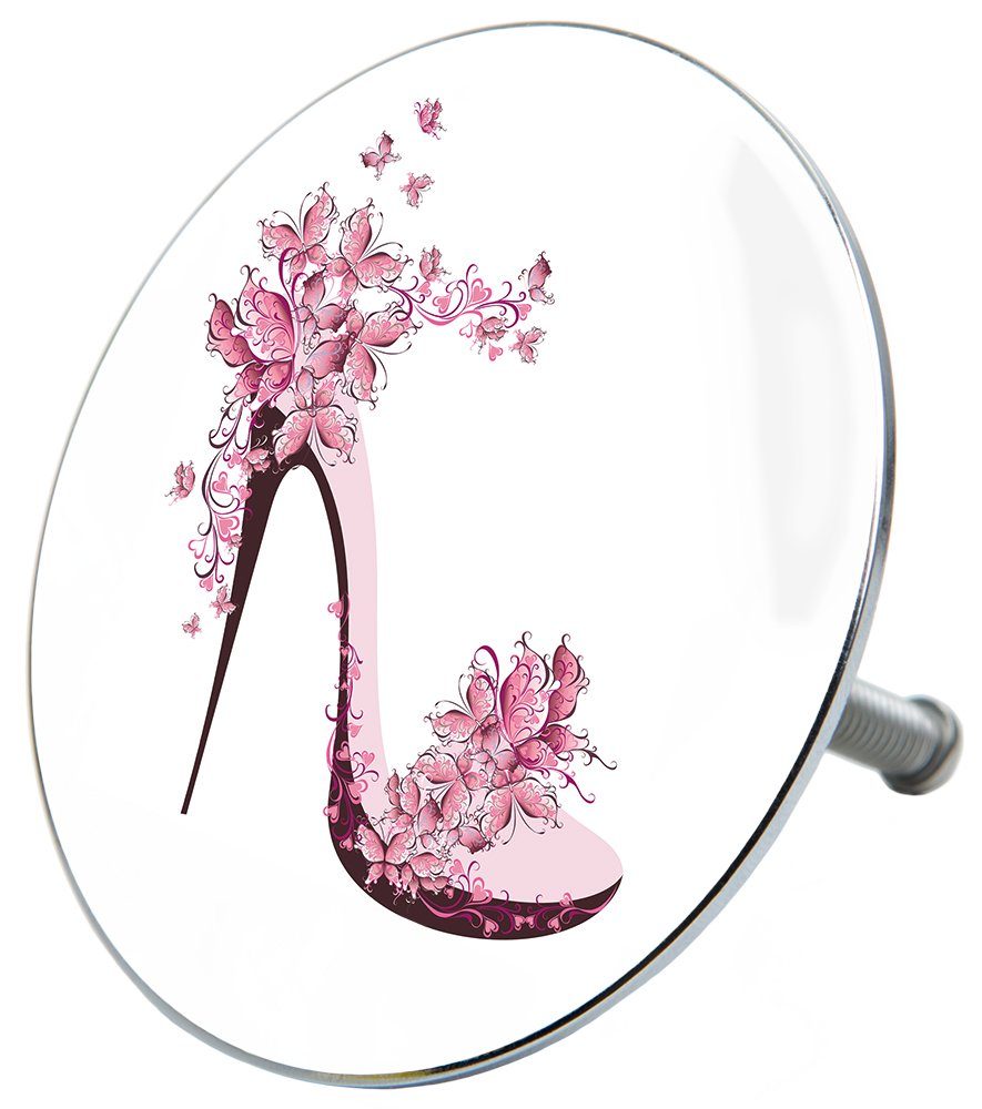 Sanilo Badewannenstöpsel Schuh, Ø 7.2 cm, hochwertig, universell, mit Motiv, 100% wasserdicht