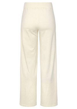 LASCANA Strickhose -Loungehose mit weitem Bein, Loungewear