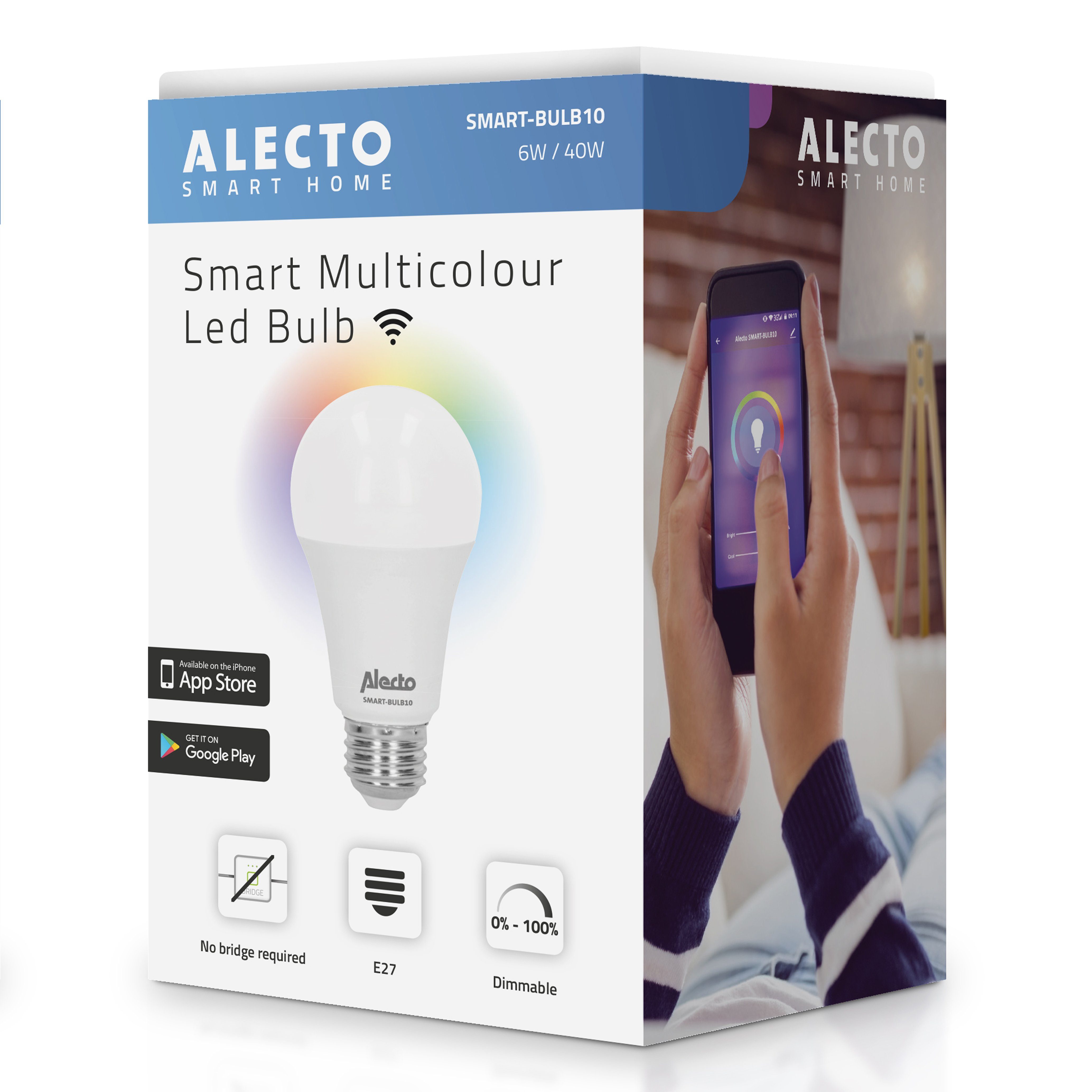 Alecto Smarte Lampe SMART-BULB10