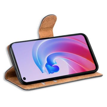 CoolGadget Handyhülle Book Case Handy Tasche für OPPO A96, OPPO A76 6,59 Zoll, Hülle Klapphülle Flip Cover für OPPO A96 / A76 Schutzhülle stoßfest