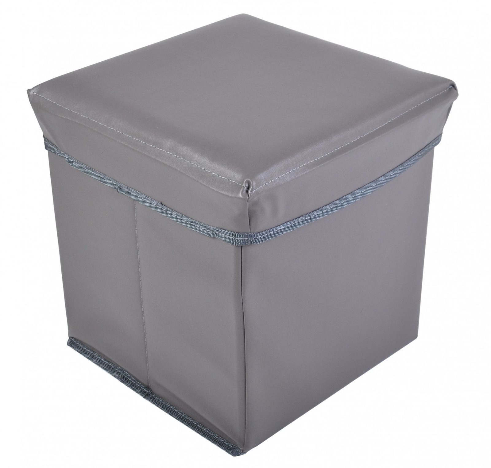 TLW direkt Gartenbank 2x Faltbarer Sitzwürfel Aufbewahrungsbox Sitzhocker Sitzbank Truhe Fuß