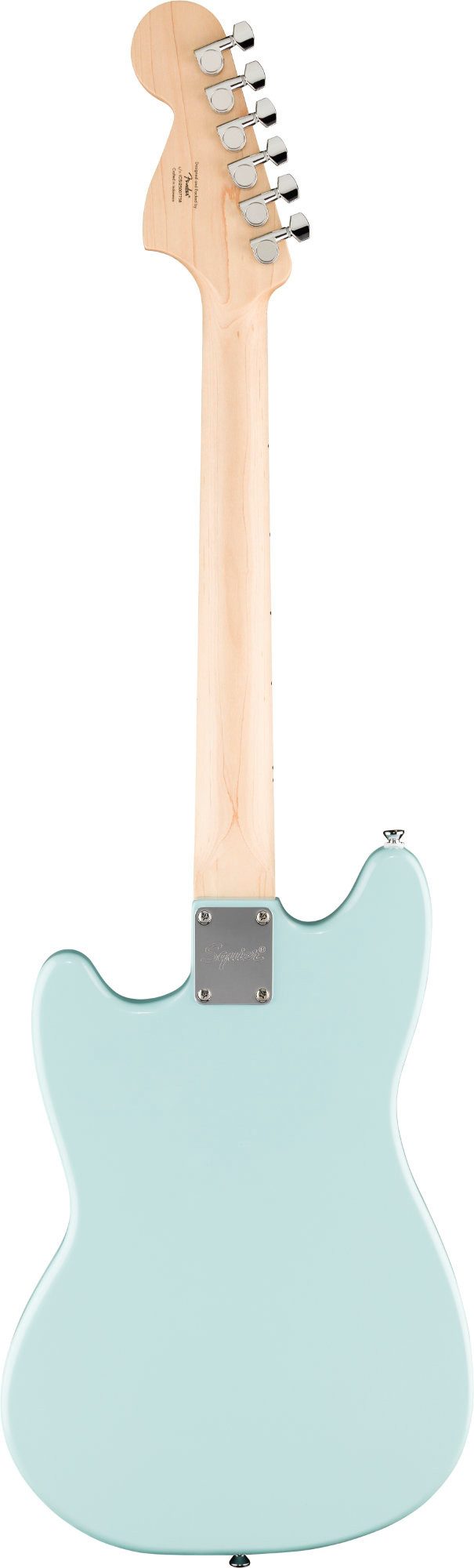 Squier E-Gitarre Sonic Mustang Daphne Blue, Mustang, Shortscale