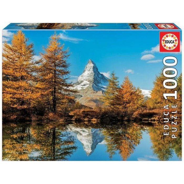 Carletto Puzzle Educa - Matterhorn im Herbst 1000 Teile Puzzle Puzzleteile