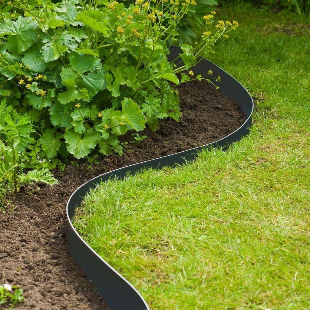 Nature Beetumrandung Rasenkante 0,075x10 m 3 mm Schwarz