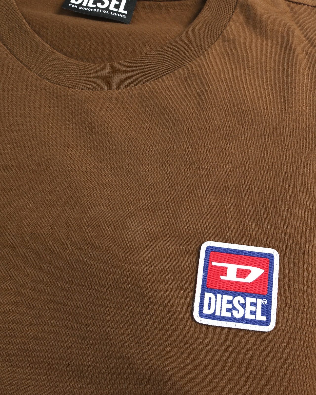 Diesel Rundhalsshirt Regular Fit mit Logo-Patch - T-JUST 16