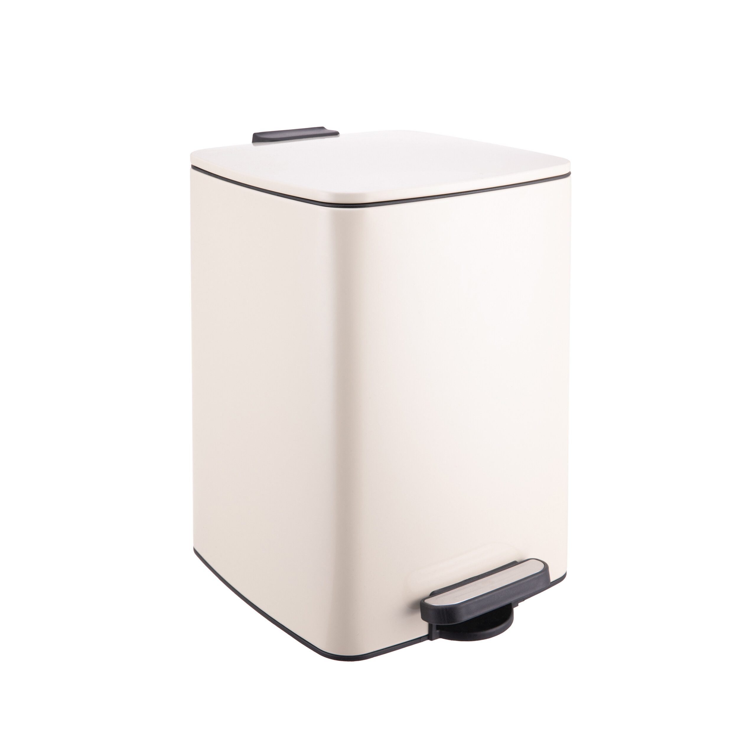 relaxdays Mülleimer Küche 20 Liter, Beige