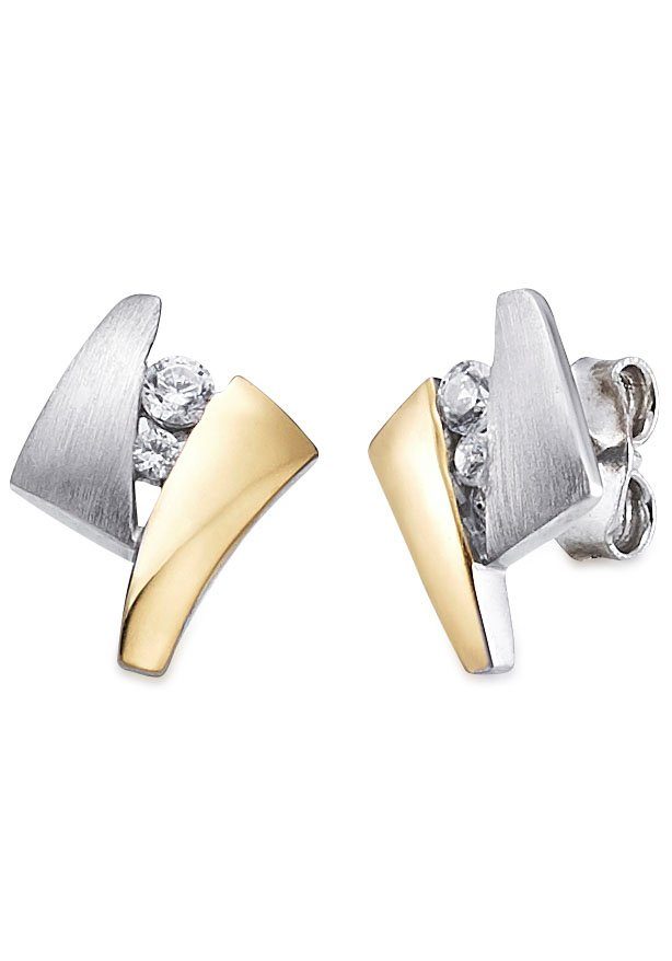 Paar Ohrstecker Schmuck Geschenk Silber 925 Ohrschmuck Ohrringe Stein