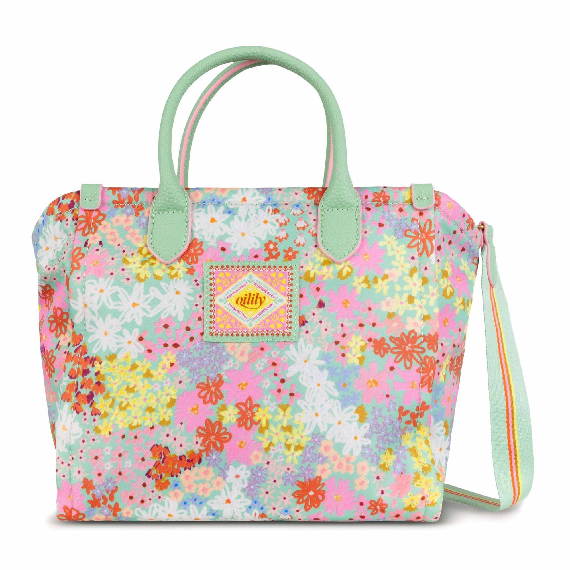 Schultertasche Viramine Flowers