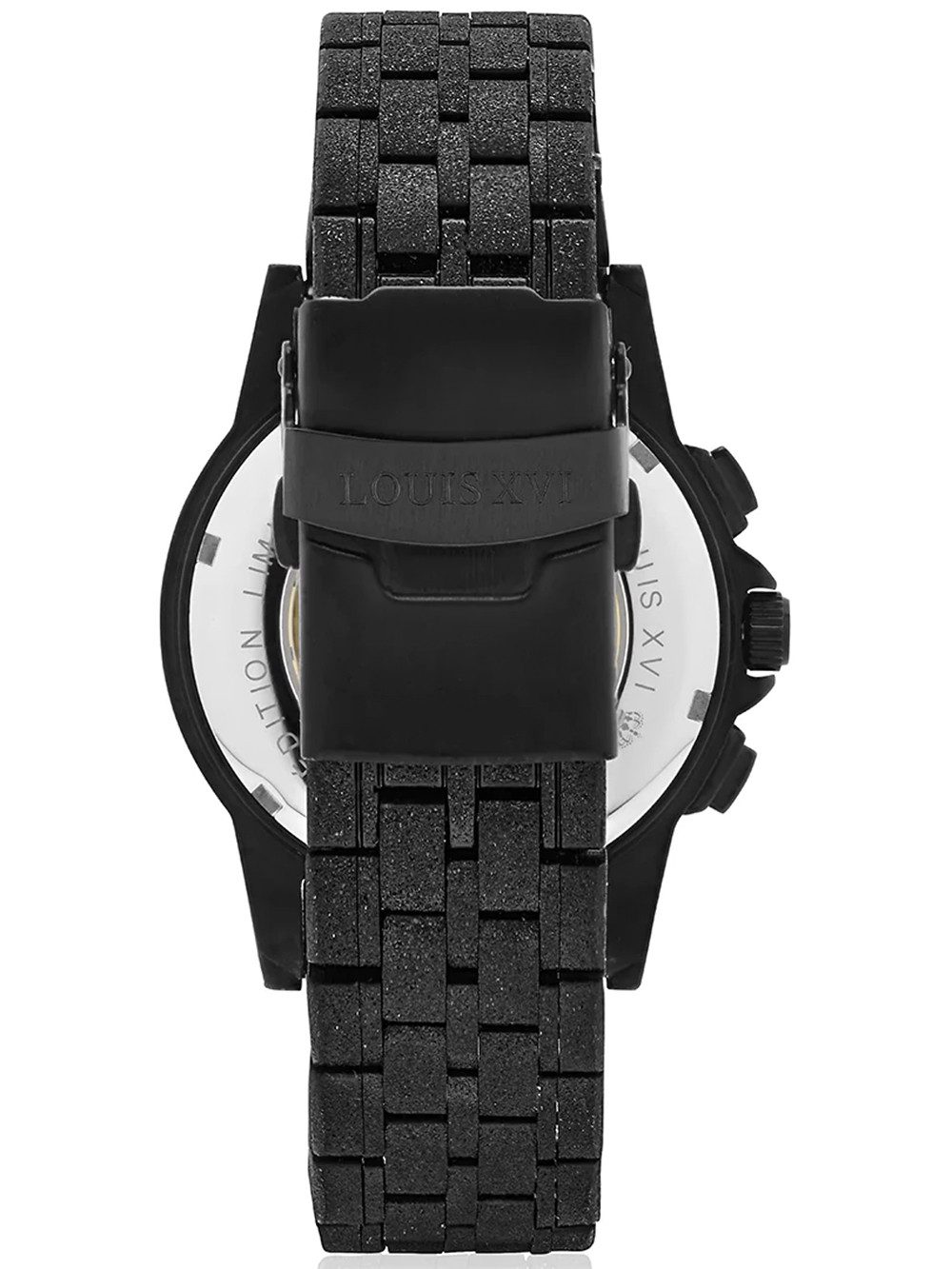 LOUIS XVI Quarzuhr Louis XVI LXVI1129 Herrenuhr Majeste Frosted Iced Out Chrono Louis XVI LXVI1129 Herrenuhr Majeste Frosted Iced Out Chrono