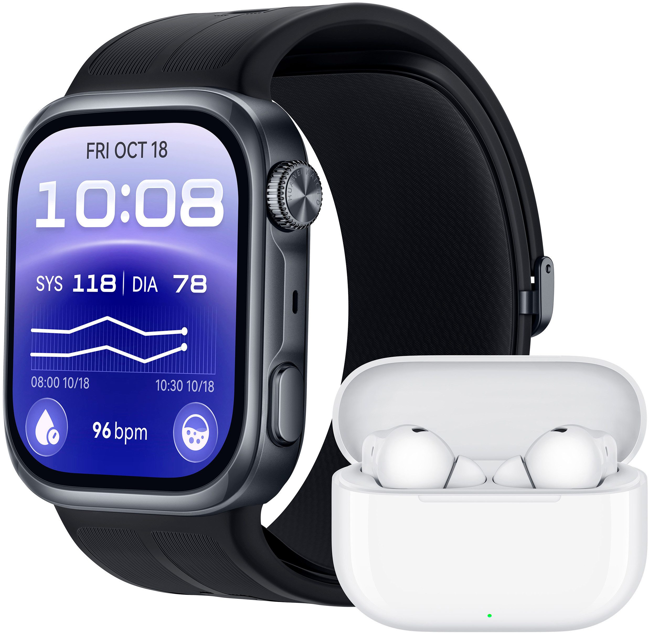 Huawei Watch D3 Blutdruck Smartwatch (4,88 cm/1,92 Zoll)
