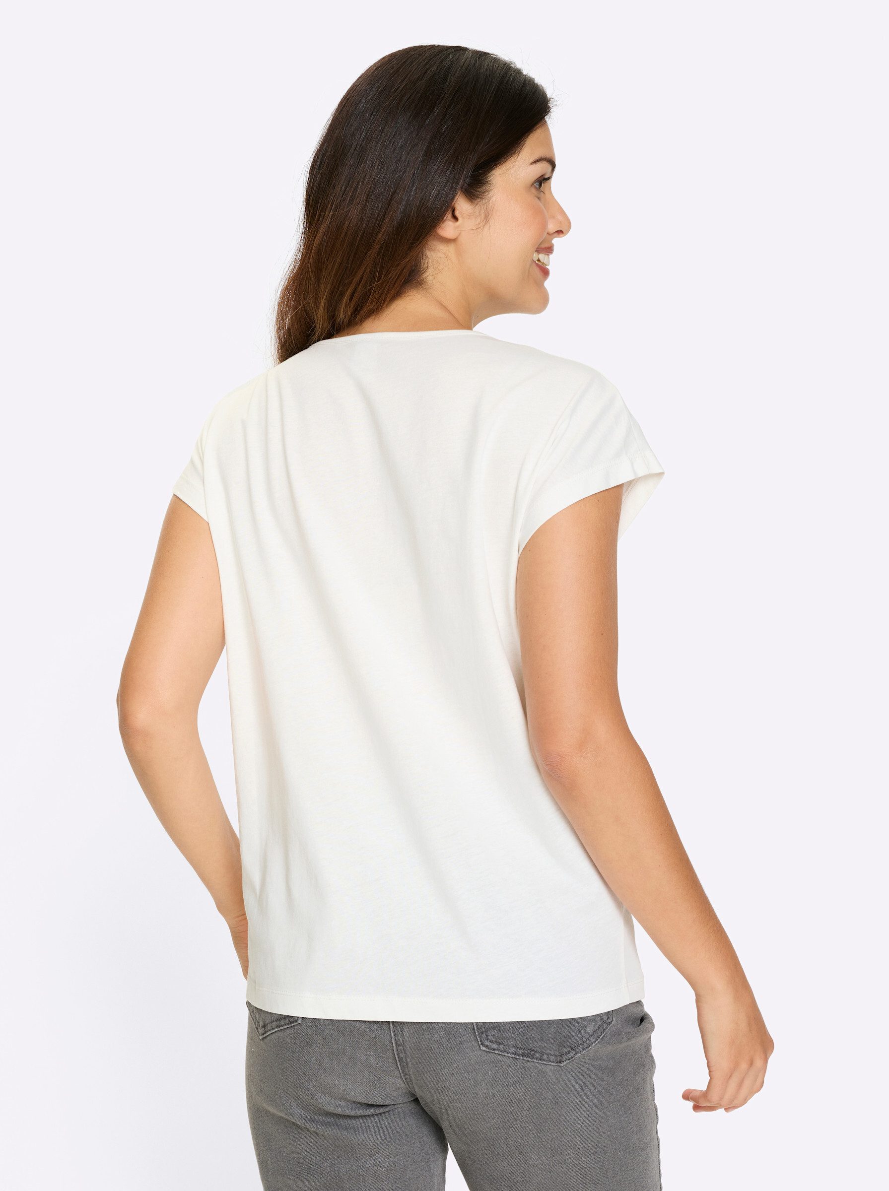 Sieh an! T-Shirt Kurzarm-Shirt Extra kurz günstig online kaufen
