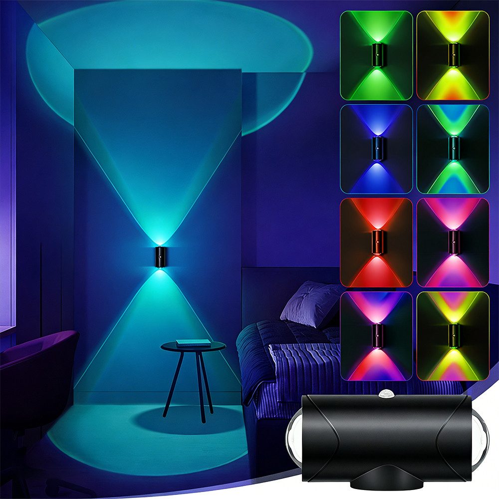 PRIISF Wandleuchte LED Wandlampe Innen Wandlicht Flur Strahler Leuchten Bewegungsmelder, Magnetische, Wandbeleuchtung Warmweiss Treppenhuas Beleuchtung, Wandlampen mit Akku kabellose Wandleuchten, mit Bewegungsmelder Lampe Touch Control Licht Up Down für Wohnzimmer. Reduzierter Preis € 19,29. Unverbindliche Preisempfehlung € 24,16