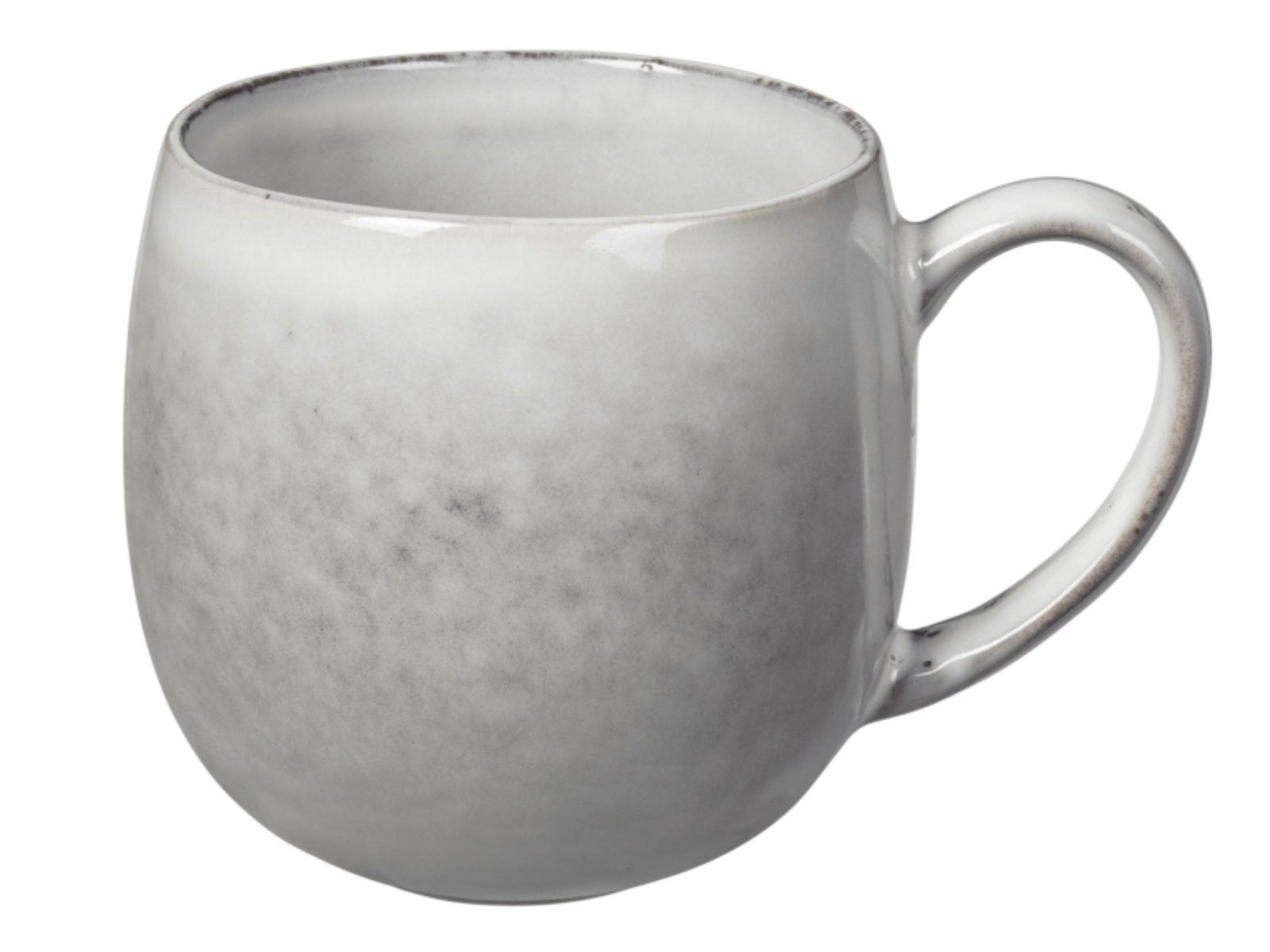 Broste Copenhagen Tasse NORDIC SAND Teetasse 0,45 l, Steinzeug mit reaktiver Glasur, Nordic Sand Teetasse