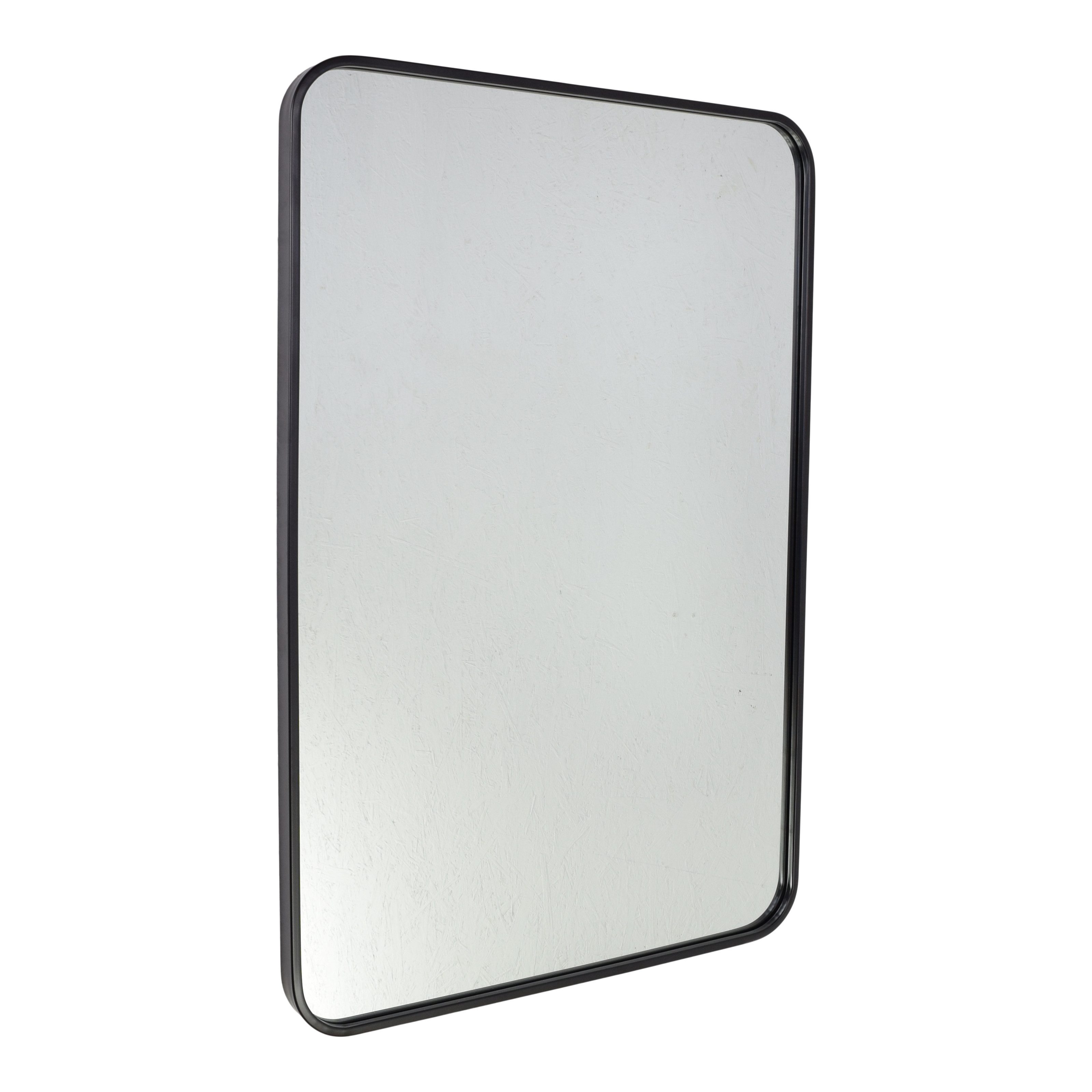 Fragix Wandspiegel Fragix Boston Spiegel Rechteckig - Schwarz - Metall - 90x60