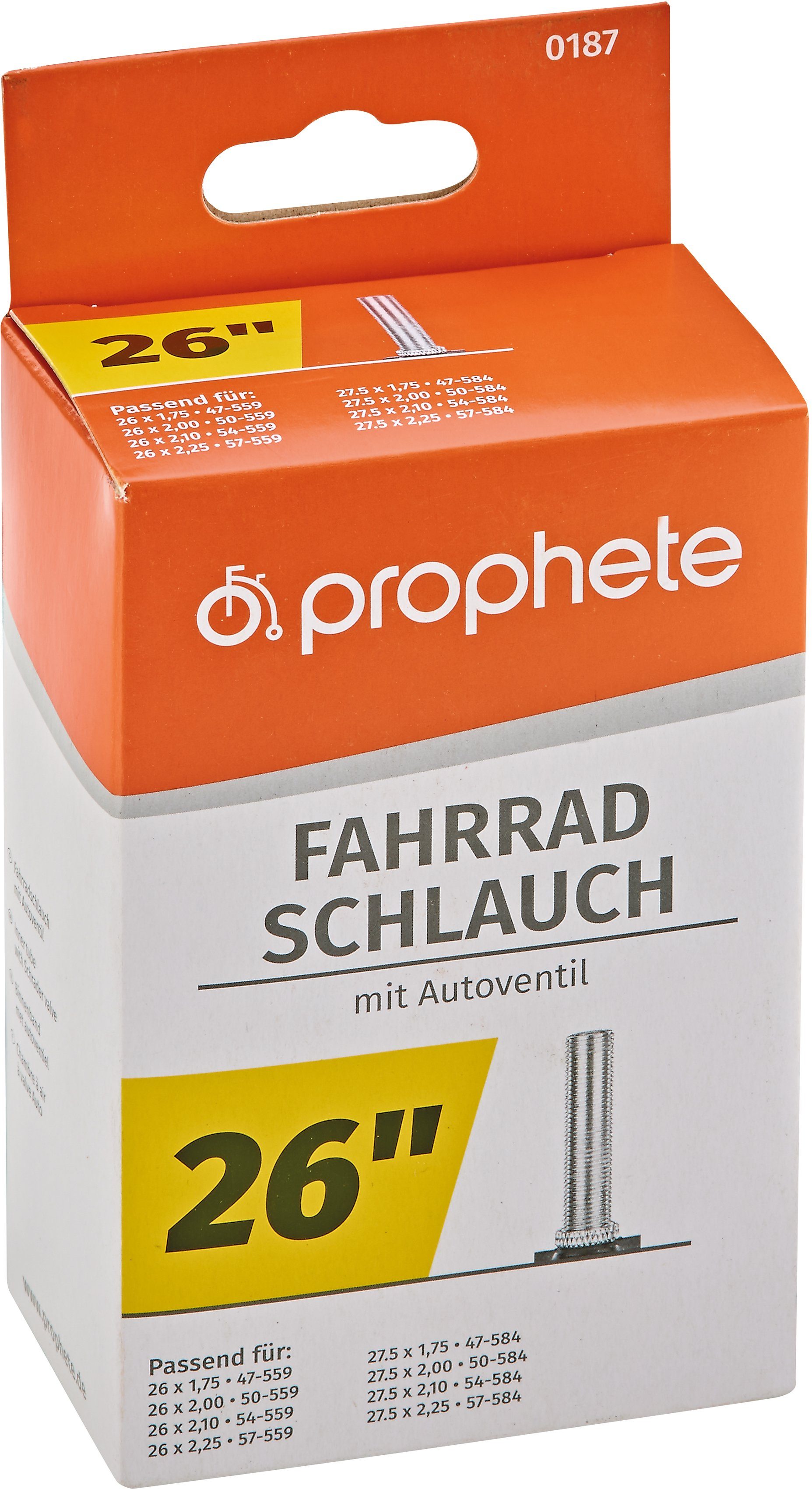 Prophete Fahrradschlauch, 26 Zoll (66,04 cm)