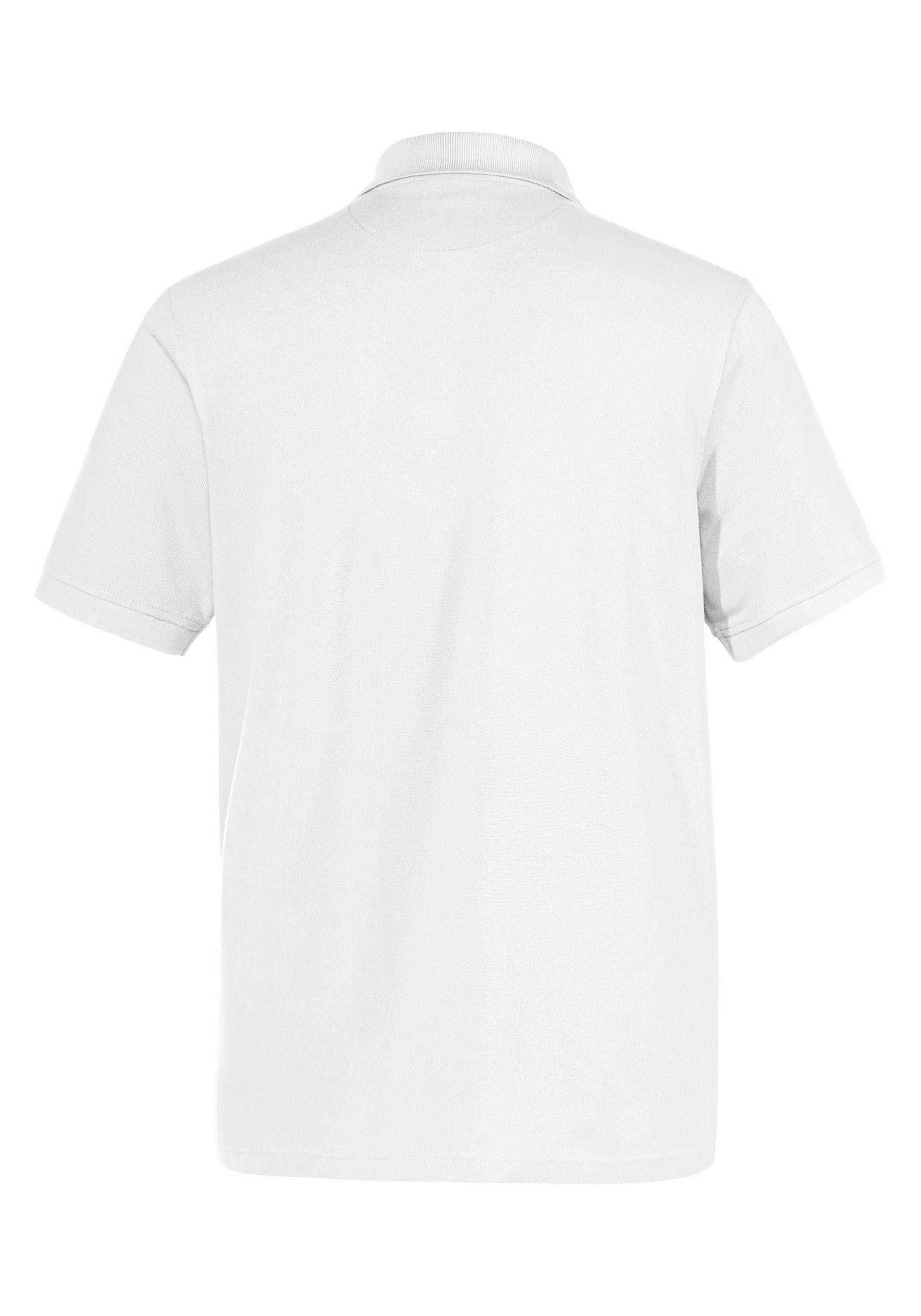 Übergröße Poloshirt Expand weiß in