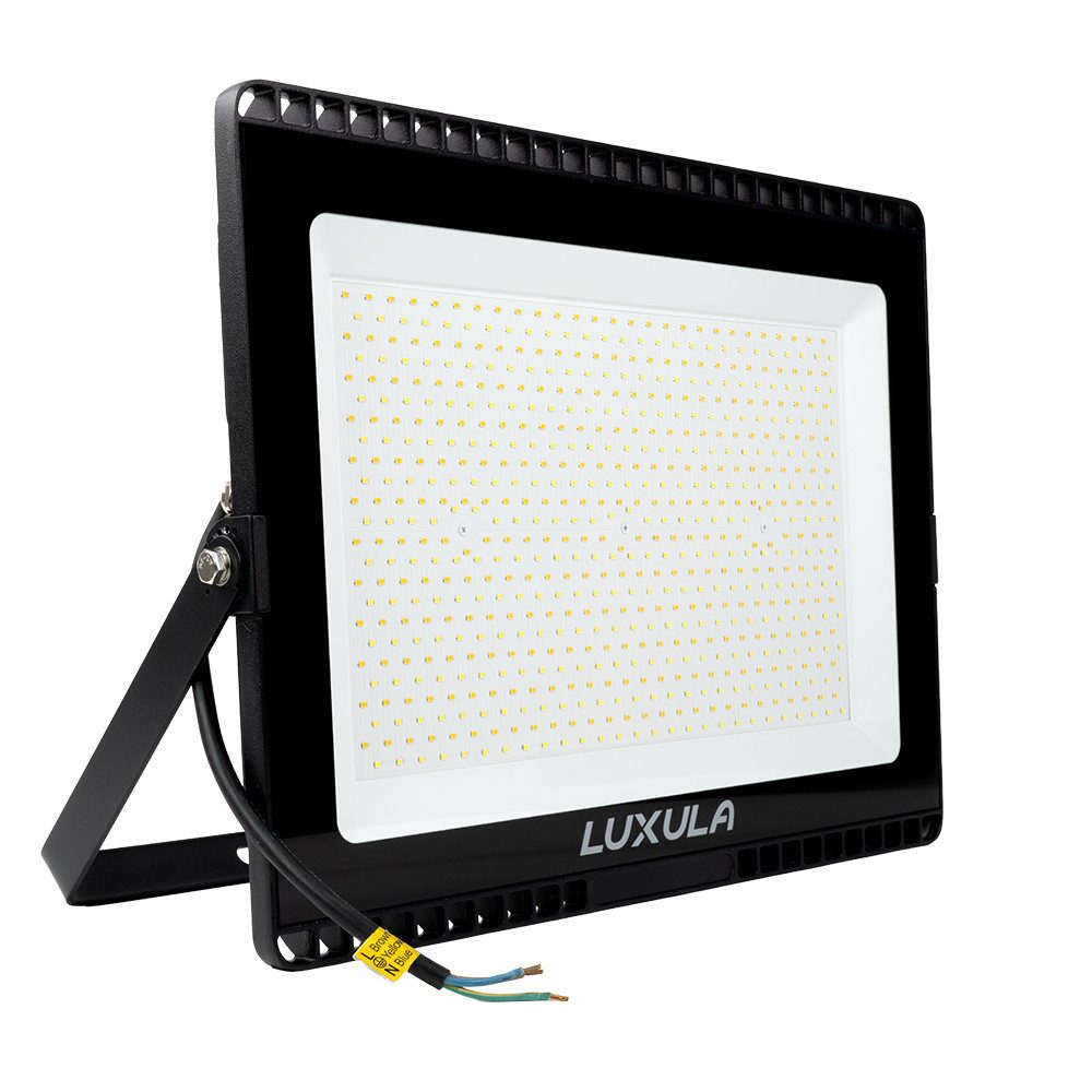LUXULA LED Flutlichtstrahler LUXULA LED Fluter 300 W CCT einstellbar Schwarz, LED fest integriert, Farbwechsler