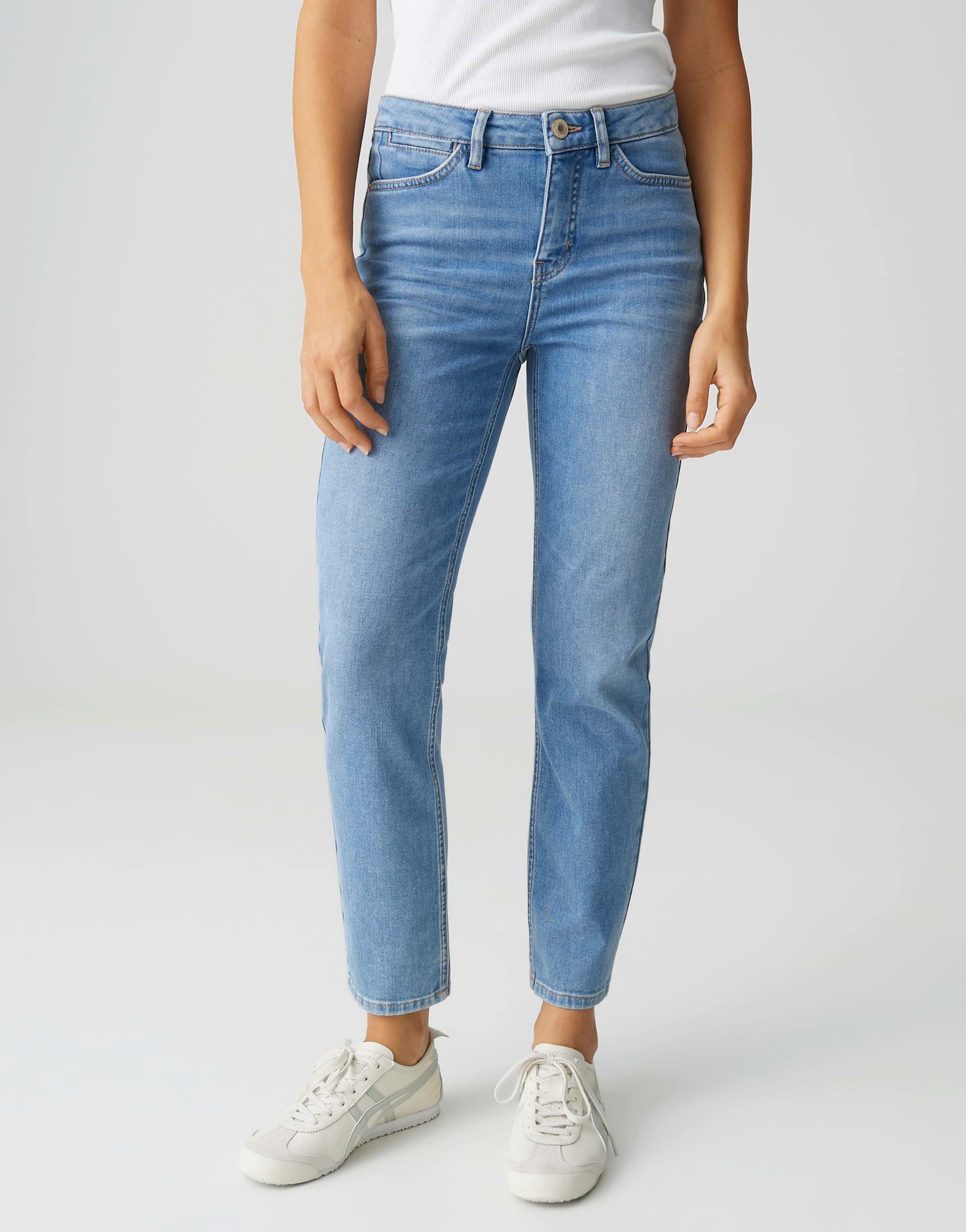 OPUS Skinny-fit-Jeans Hose Denim Elma clever
