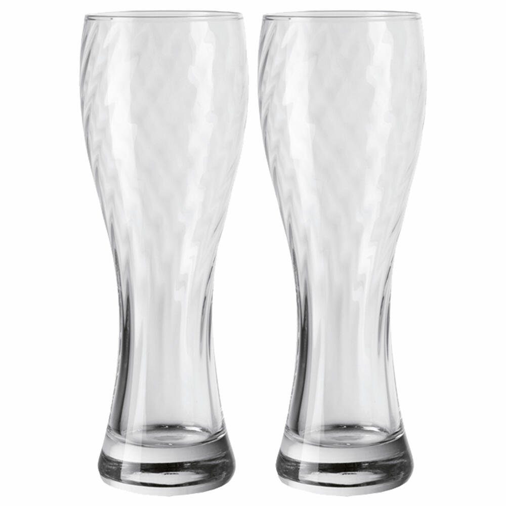 LEONARDO Gläser-Set Maxima Weizenbierglas 2er Set 500 ml, Glas