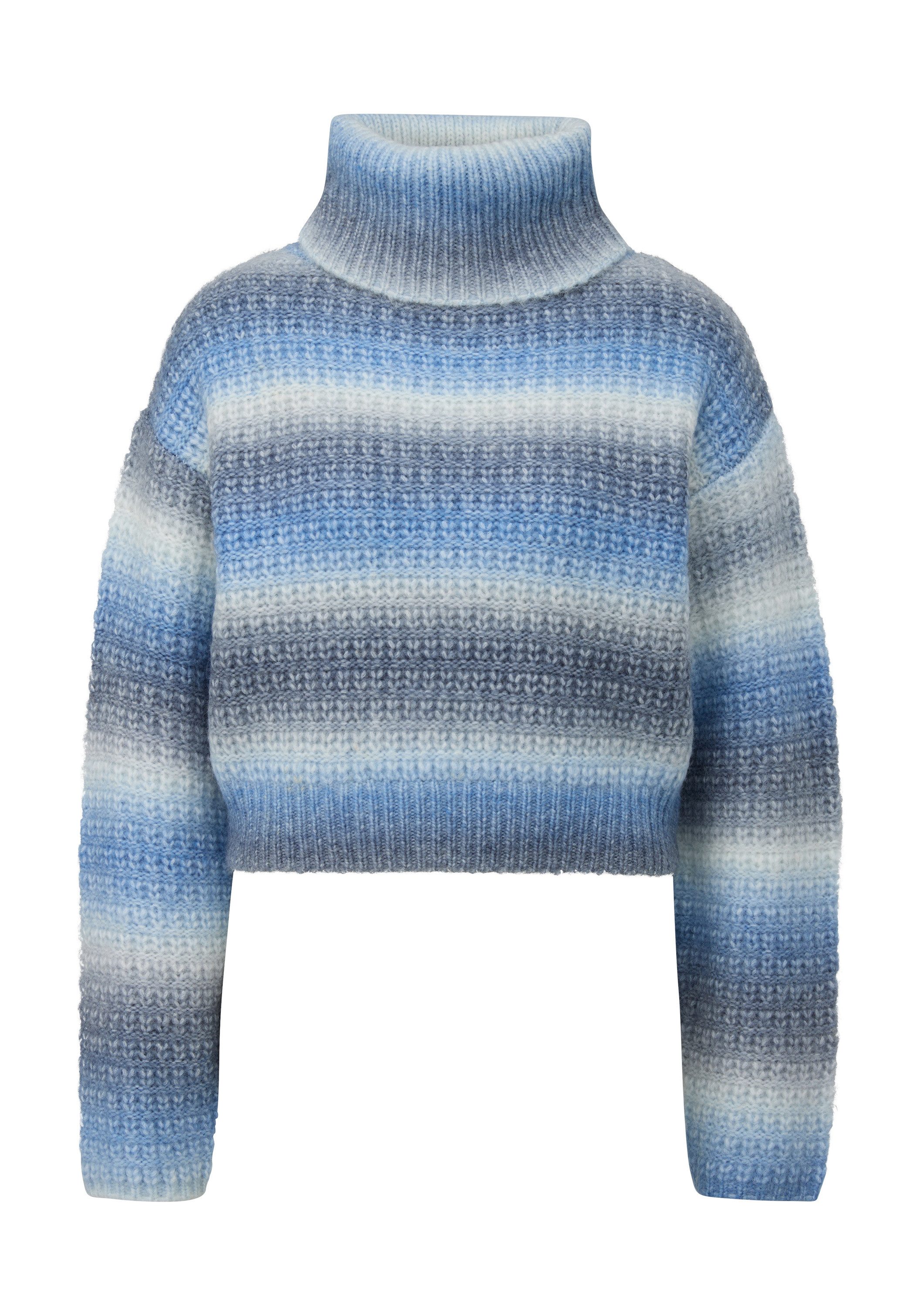 QS Longpullover Strickpullover Weicher Strickpullover mit Rollkragen günstig online kaufen