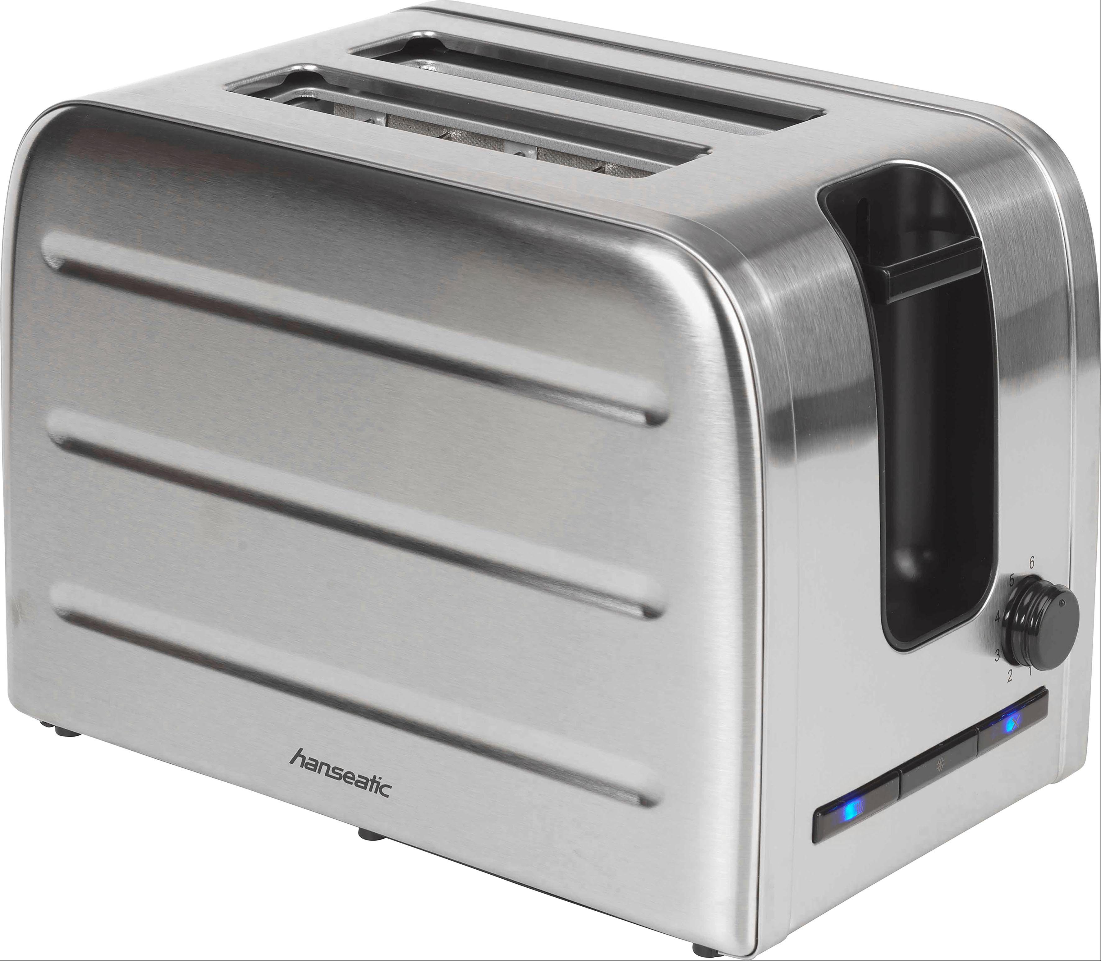 Hanseatic Toaster 36814853, 2 kurze Schlitze, 1050 W