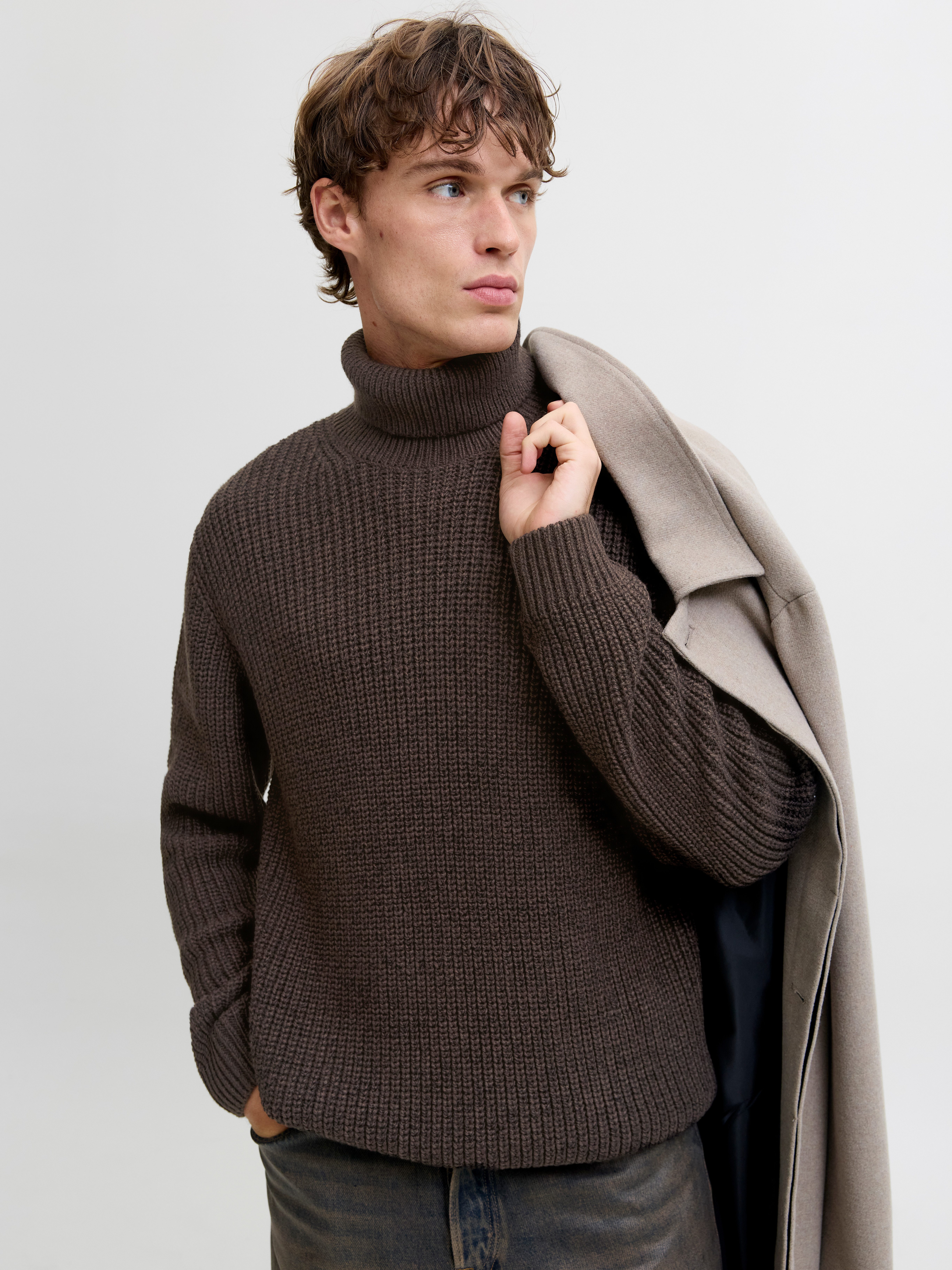Jack & Jones Rollkragenpullover JORBLEECKER KNIT ROLL NECK BF