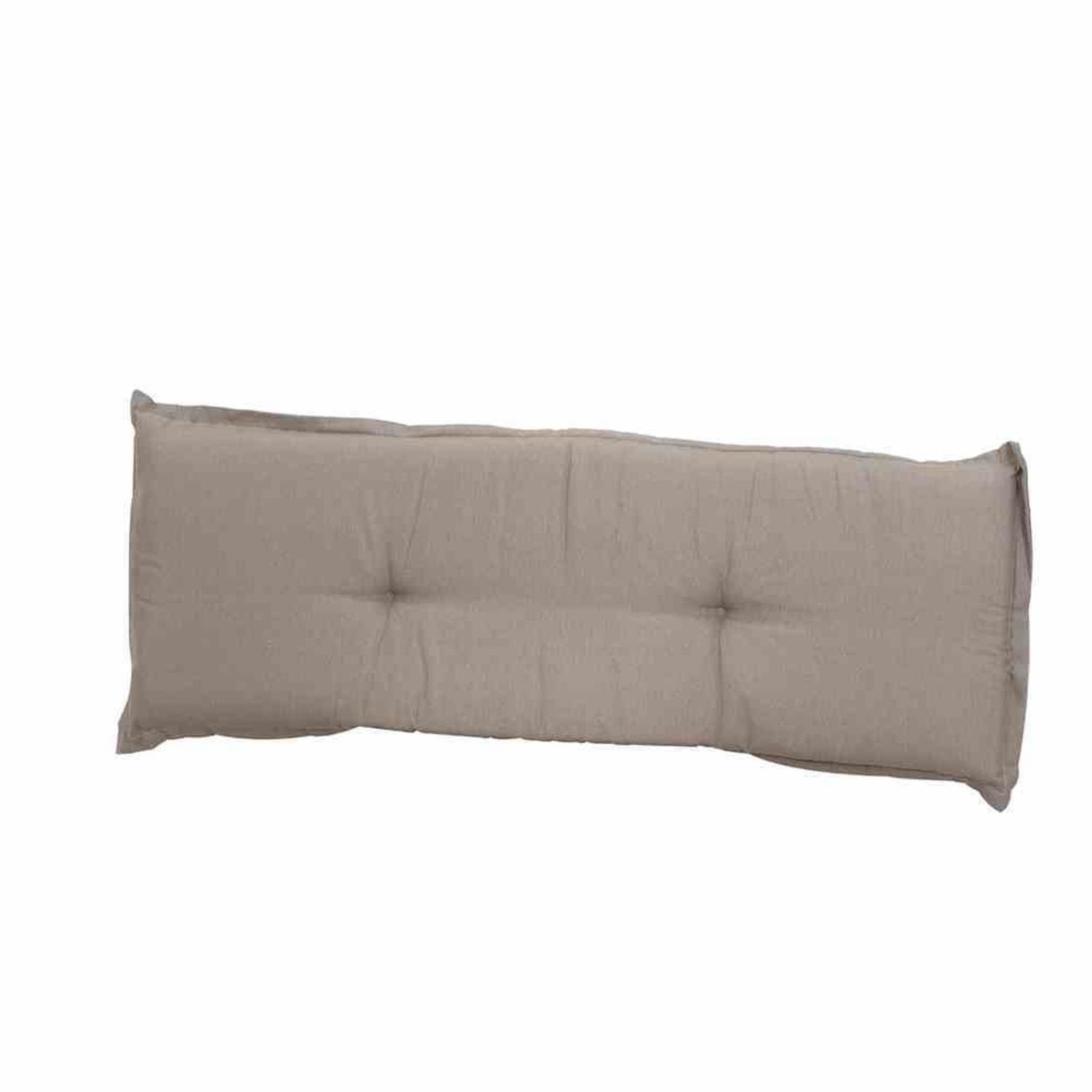 Madison Bankauflage Panama taupe, Auflage zu Bank 140 cm 50% Baumwolle / 45% Polyester