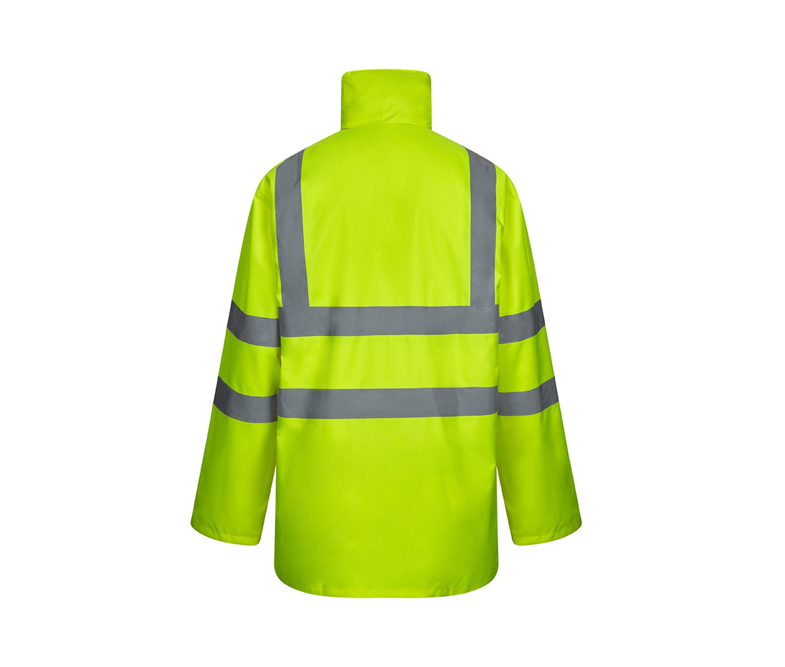 Velilla Arbeitsjacke 4-in-1 Warnschutz Parka wasserdicht EN ISO 20471 Klasse 3 abnehmbare Ärmel