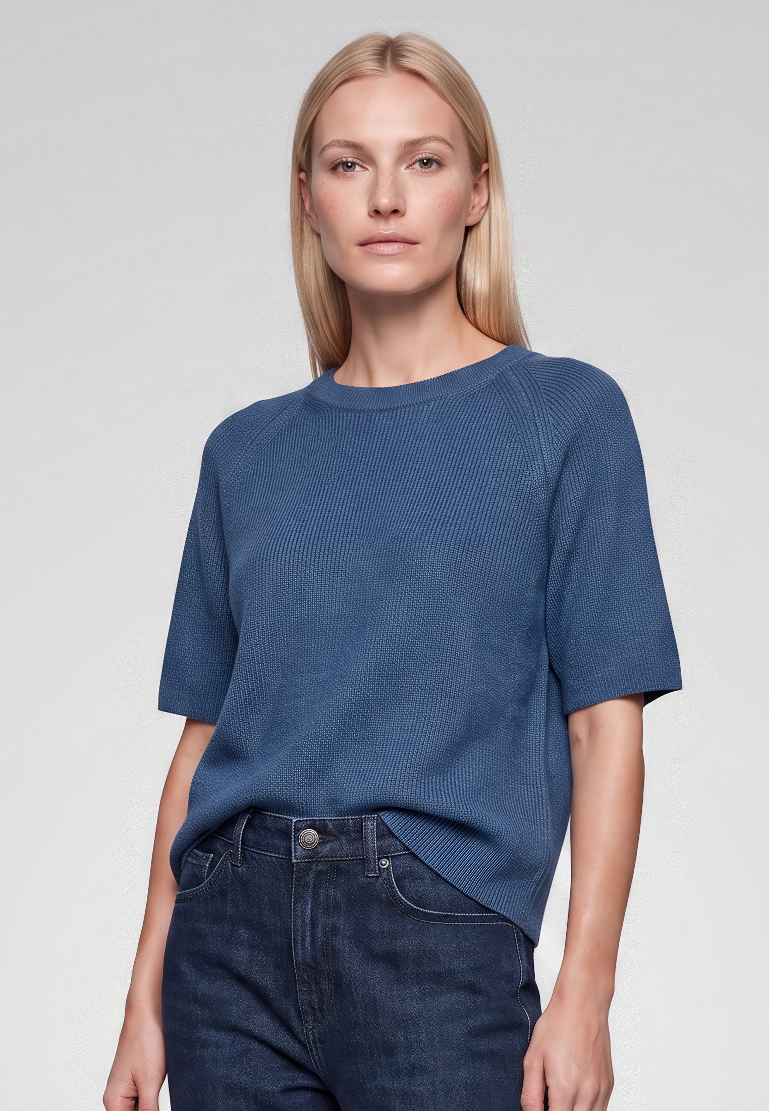 MARC AUREL Strickpullover mit Halbarm